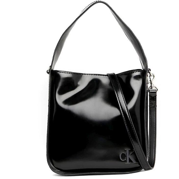 CALVIN KLEIN JEANS Rankinė per petį moterims, Juoda, Block bucket crossbody 1