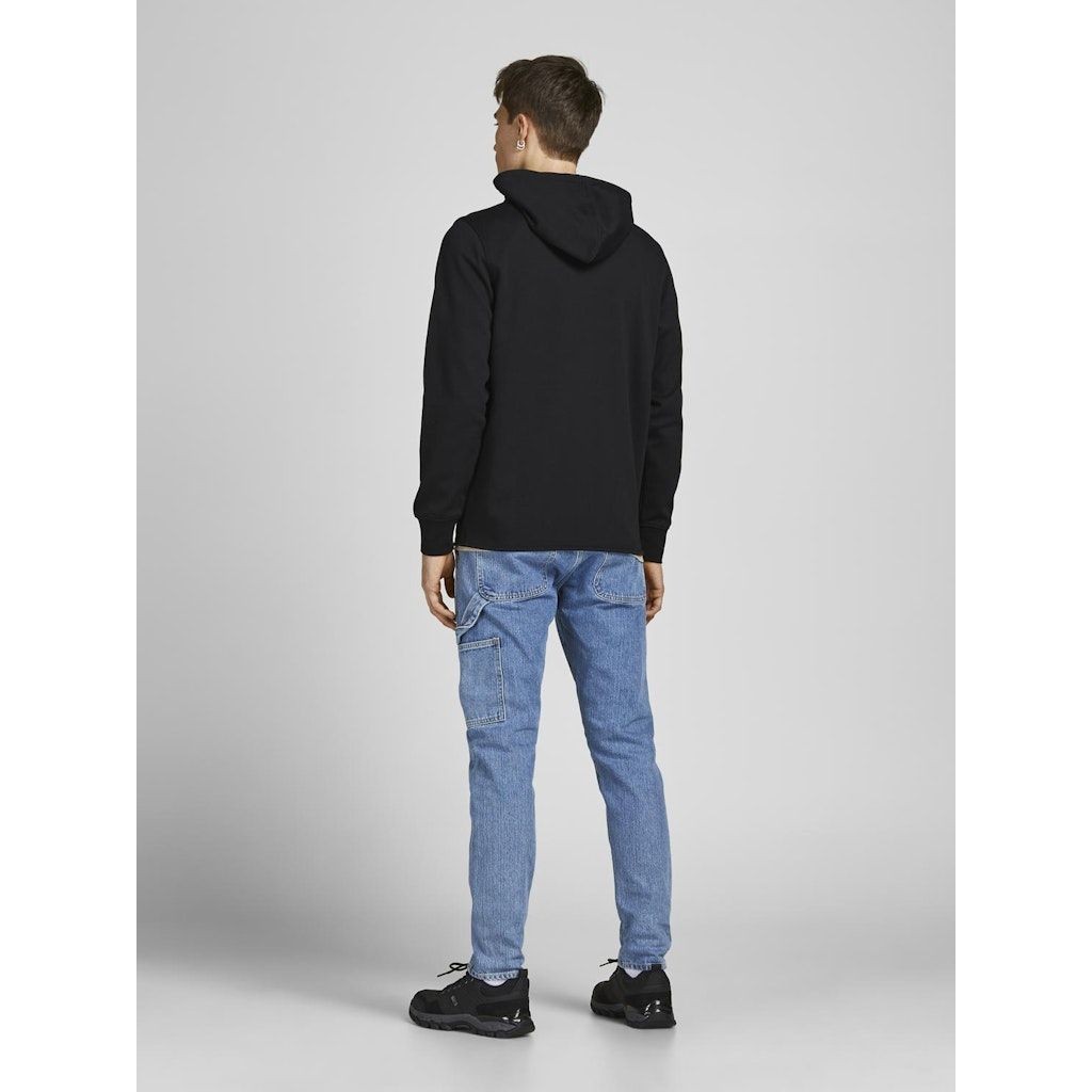 JACK & JONES Džemperis vyrams, Juoda, JCOAIR SWEAT ZIP HOO 3
