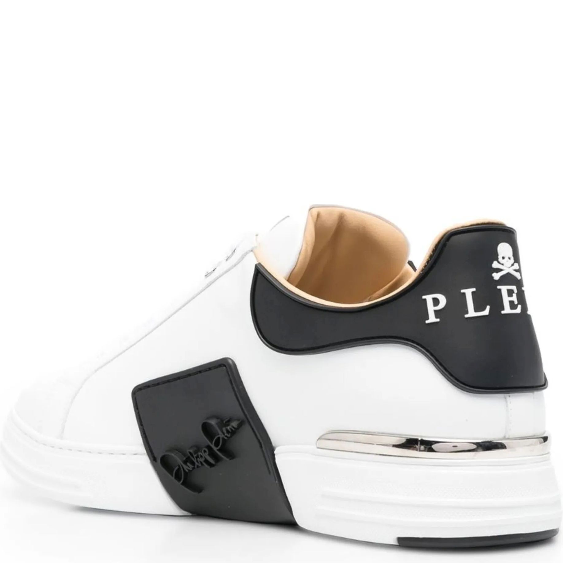 PHILIPP PLEIN Sportiniai bateliai vyrams, Balta, Lo-Top Sneakers Hexagon 3