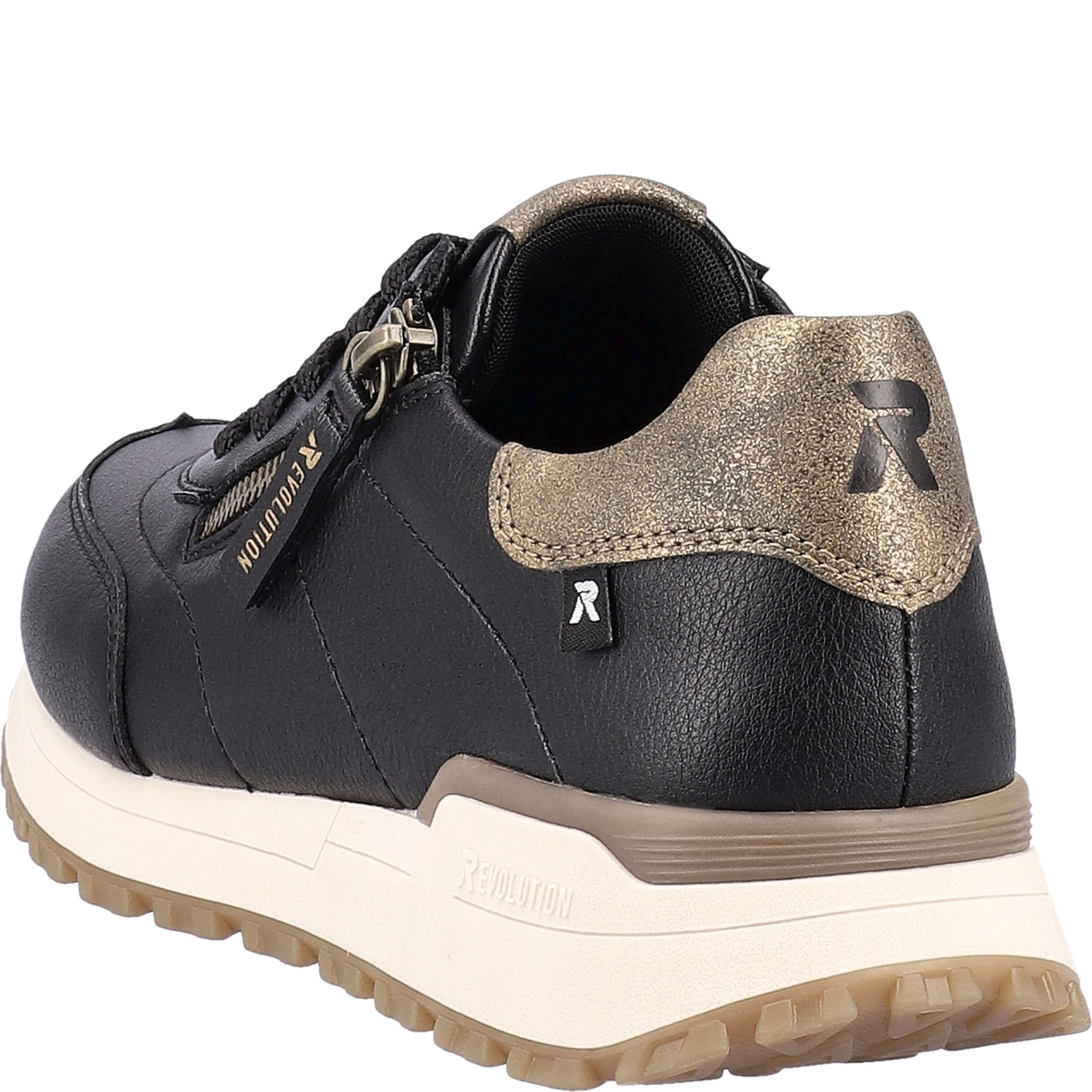 RIEKER EVOLUTION Laisvalaikio bateliai moterims, Juoda, Ladies shoes 6