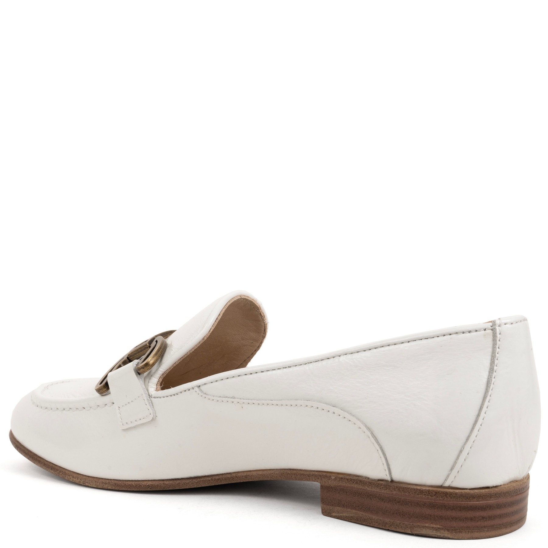 SERGIO MORETTI Mokasinai moterims, Balta, Shoes 3