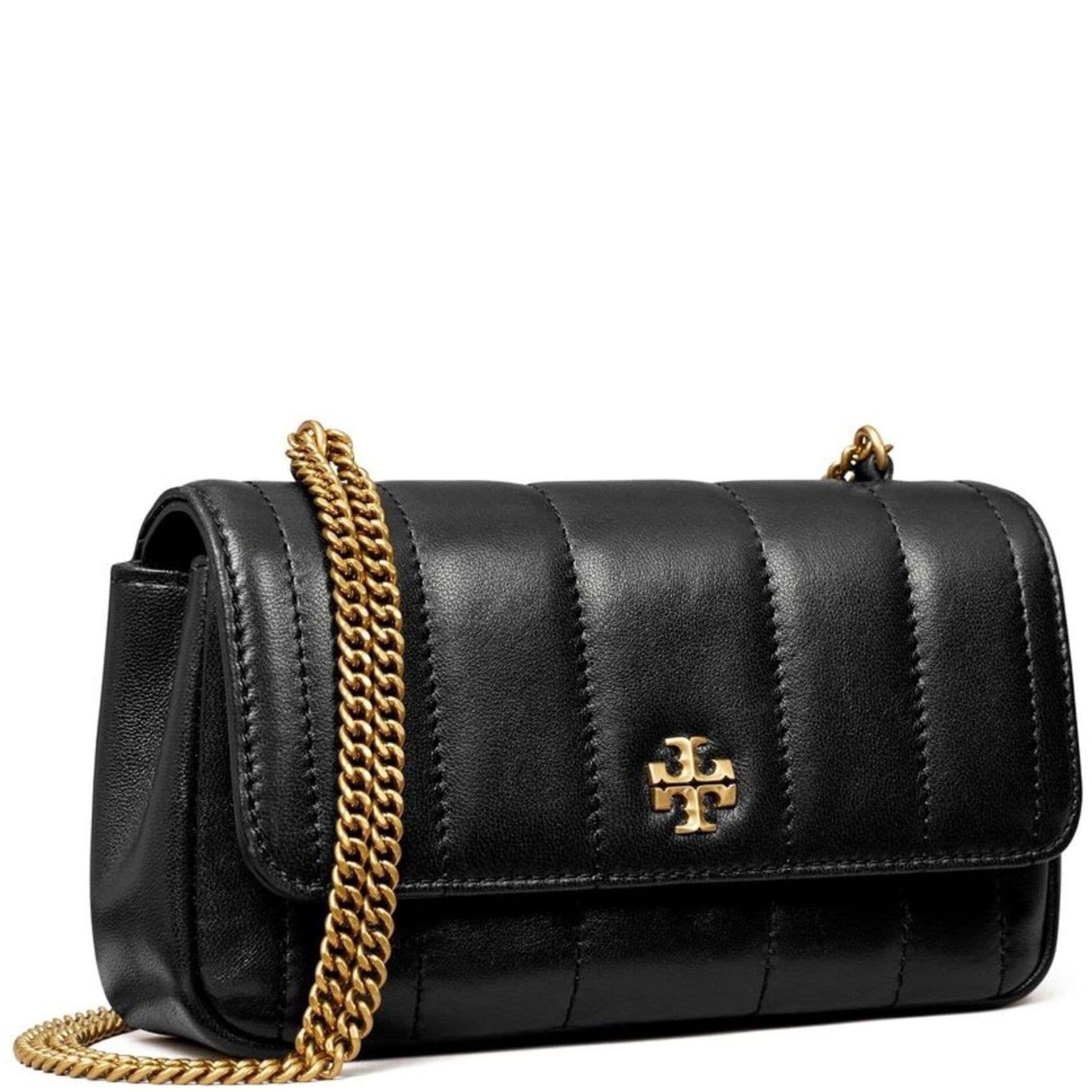 TORY BURCH Rankinė per petį moterims, Juoda, Kira mini flap bag 2