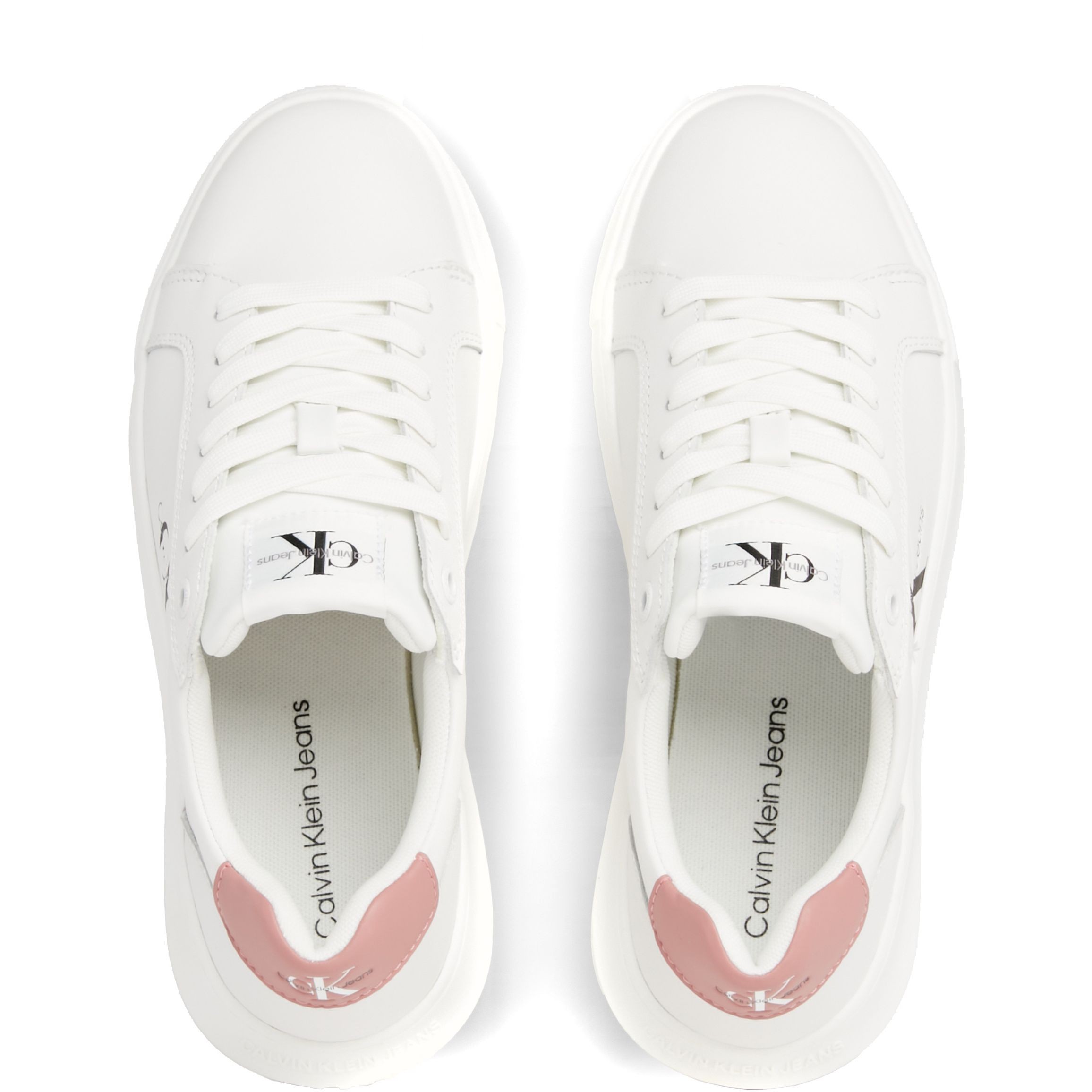 CALVIN KLEIN JEANS Laisvalaikio bateliai moterims, Balta, Chunky cupsole leisure 4