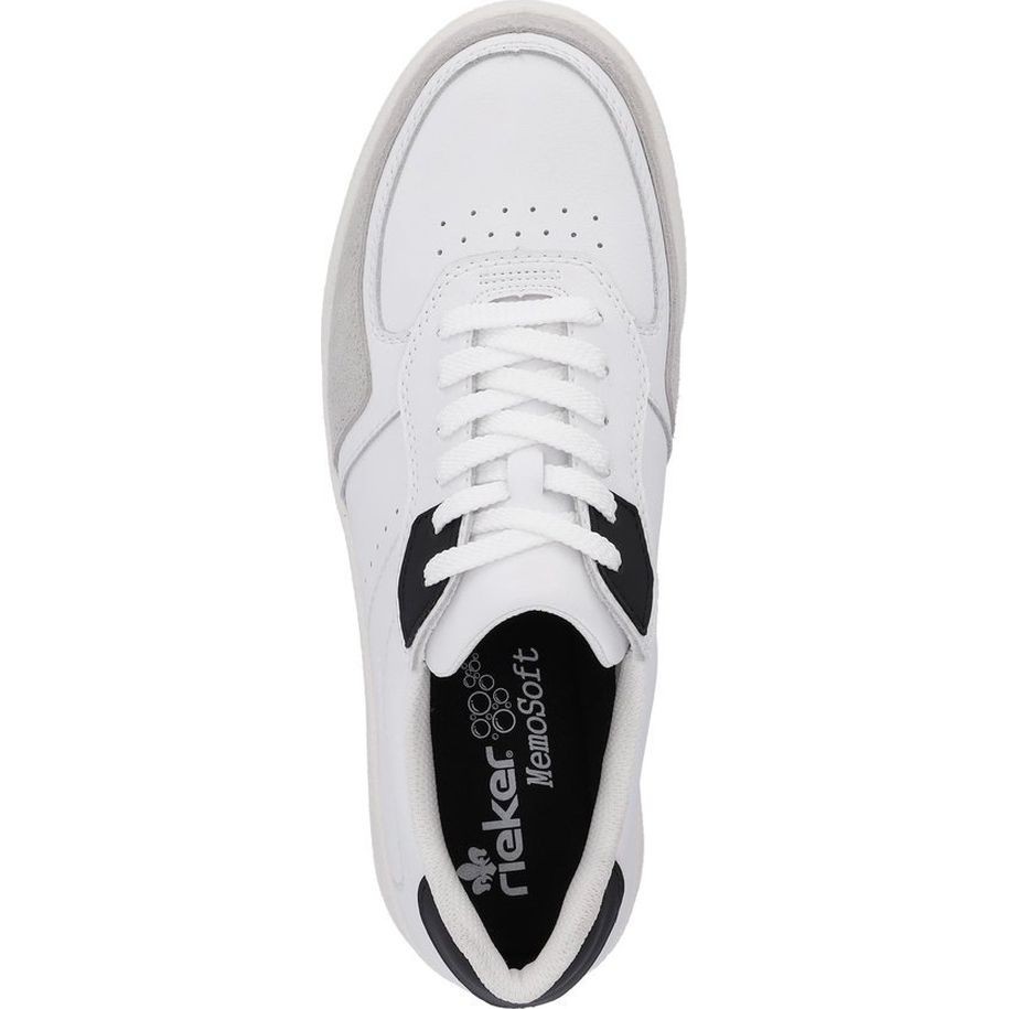 RIEKER Laisvalaikio bateliai vyrams, Balta, LEISURE 5