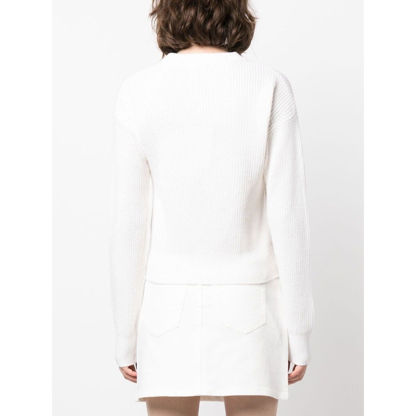 MICHAEL KORS Megztinis moterims, Balta, Key hole cut-out sweater 4