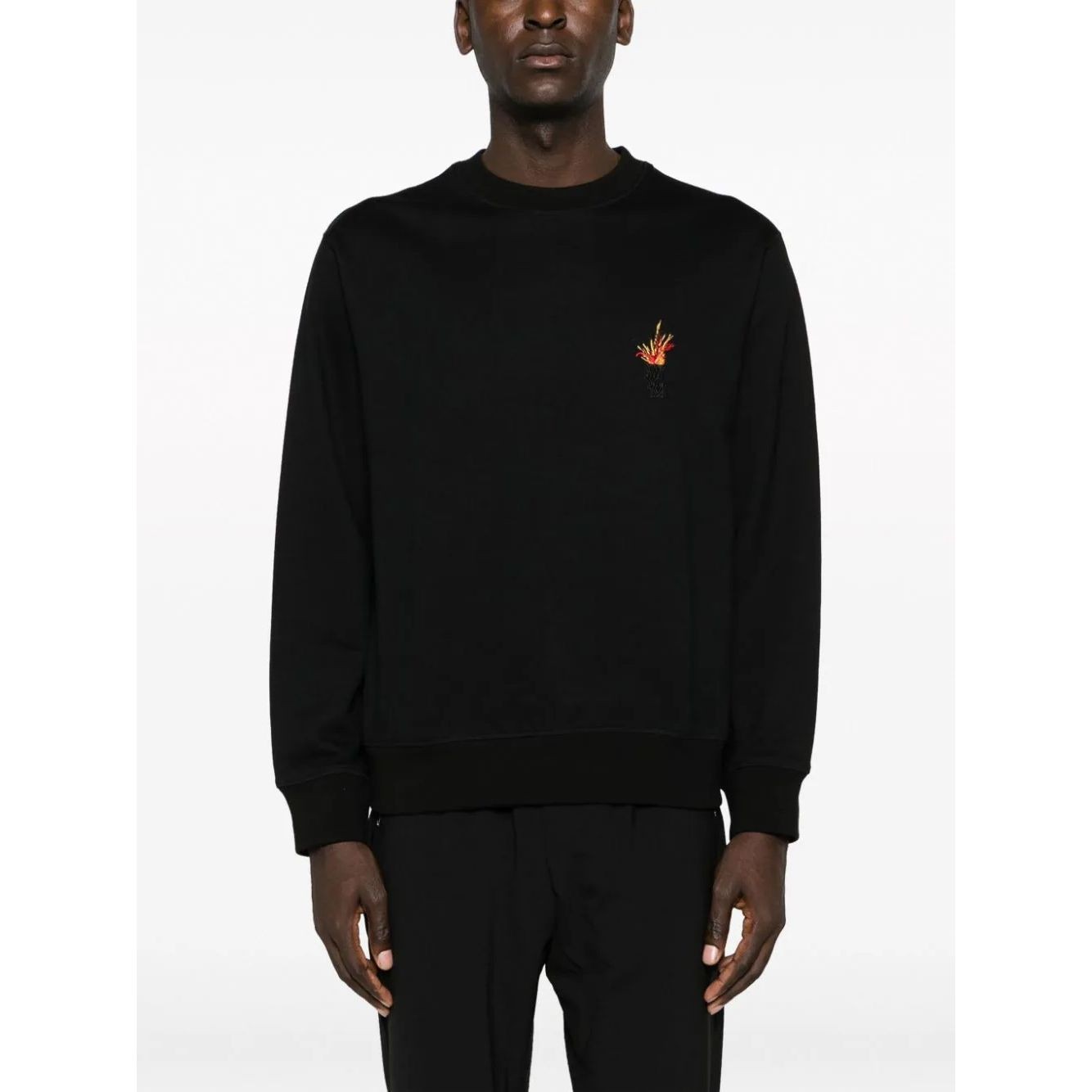 WOOYOUNGMI Marškinėliai trump. rankovėmis vyrams, Juoda, Mens t-shirt 2