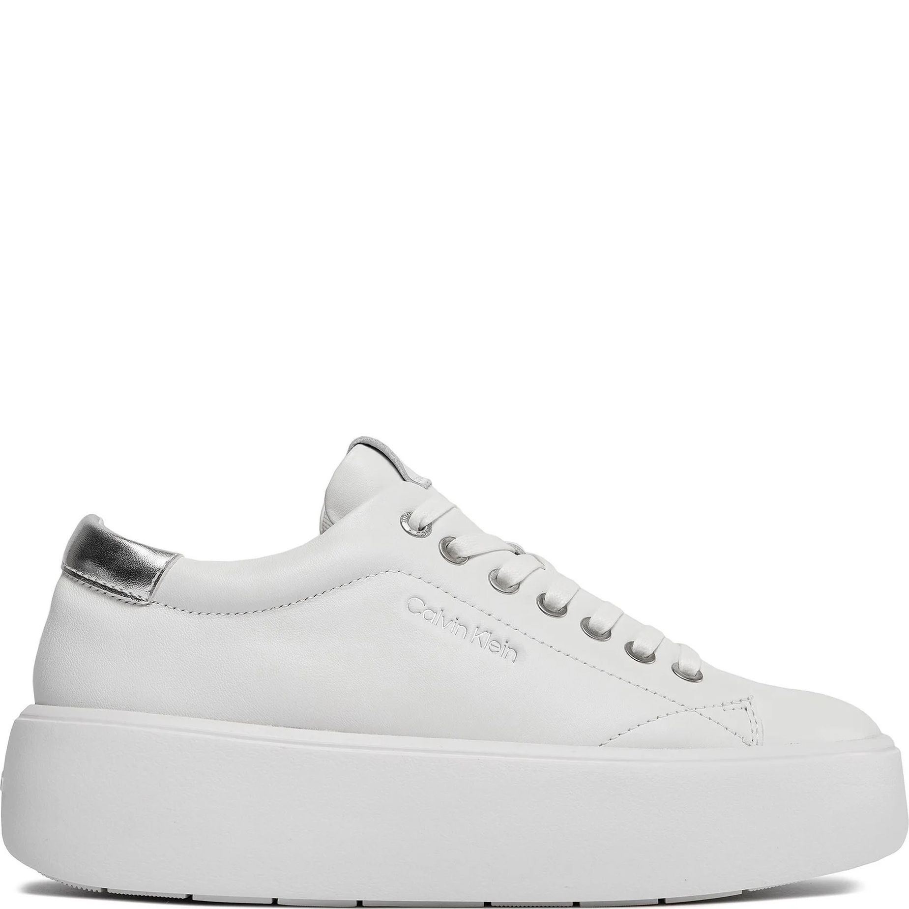 CALVIN KLEIN Laisvalaikio bateliai moterims, Balta, Bubble cupsole lace up leisure 2