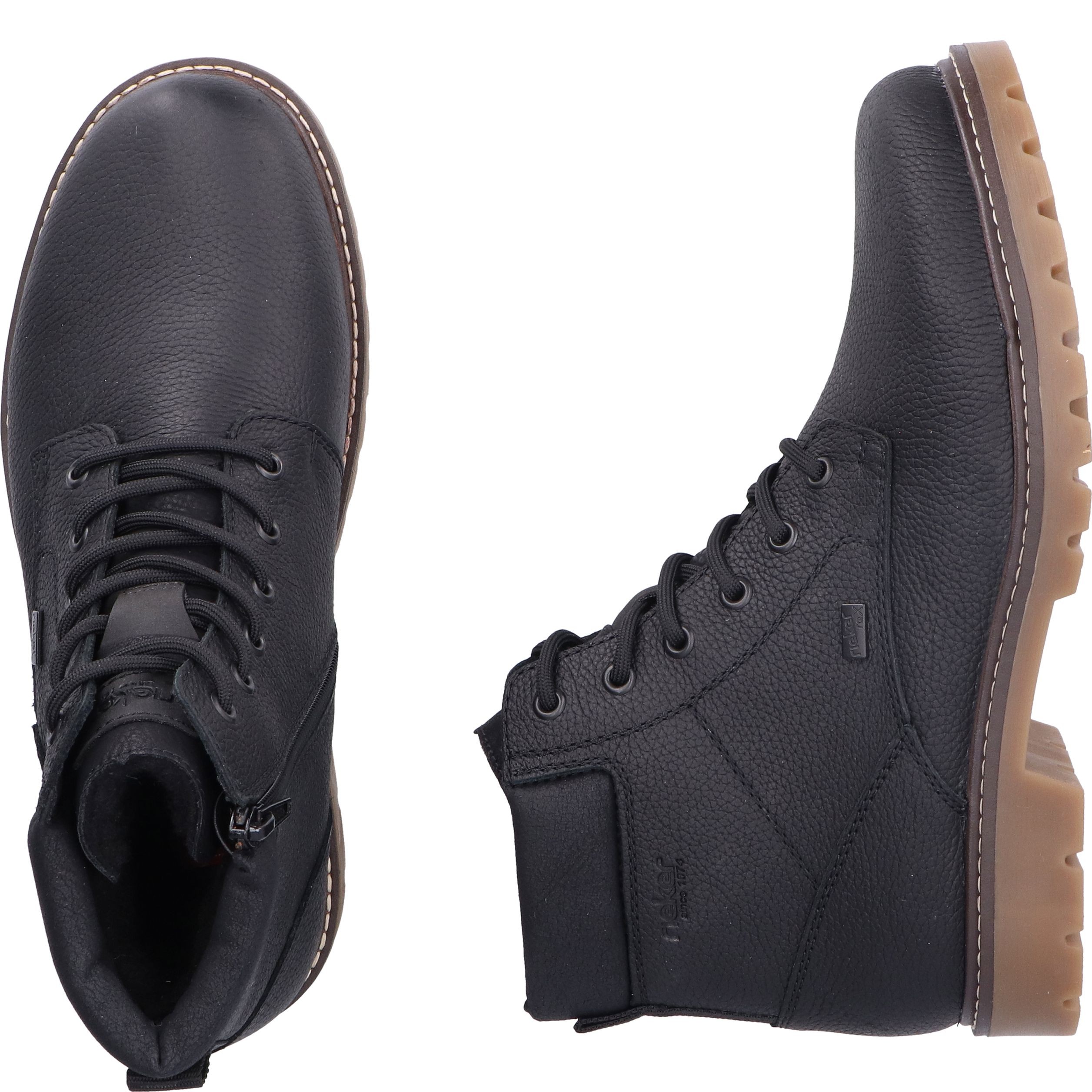 RIEKER Aulinukai vyrams, Juoda, Men's boots 12