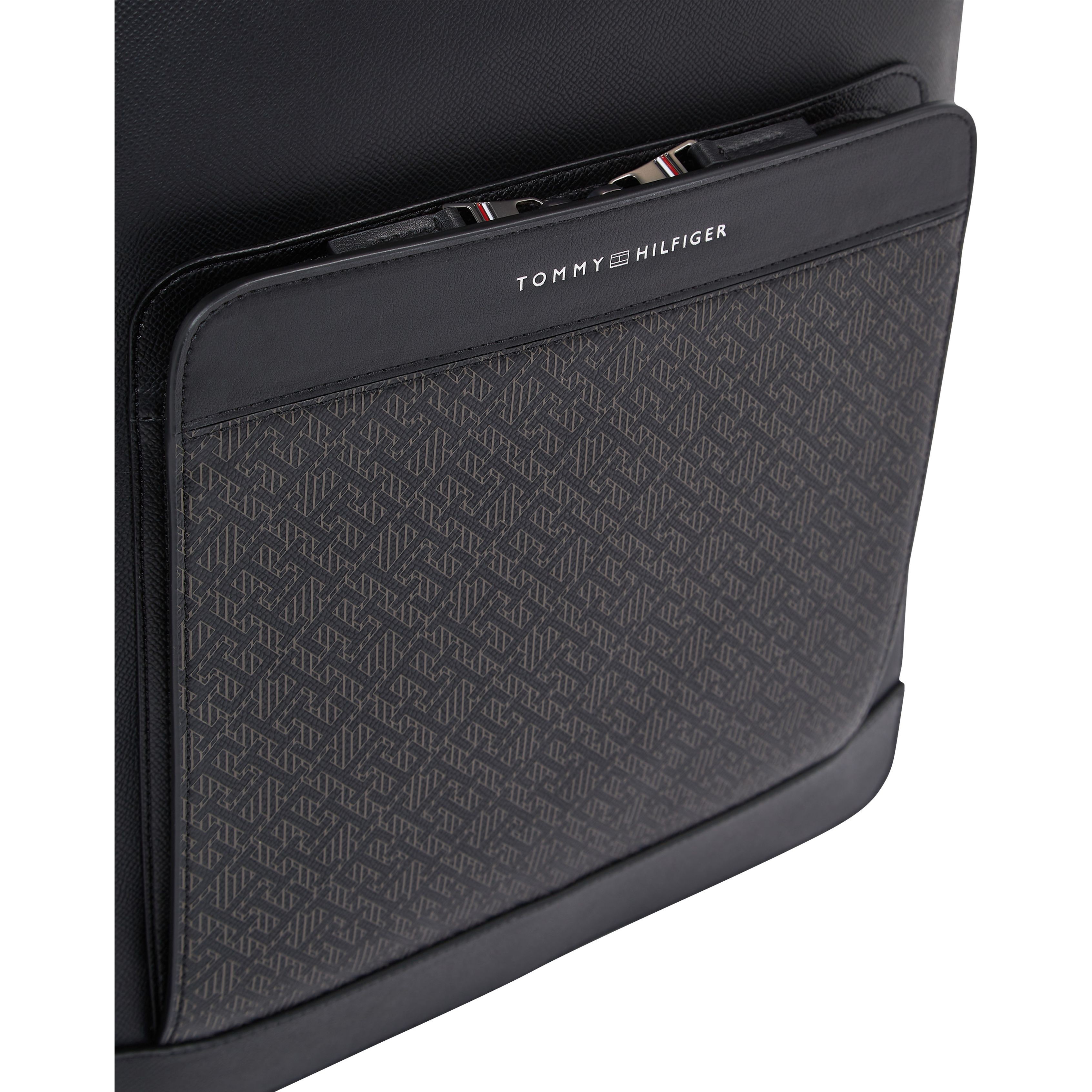 TOMMY HILFIGER Kuprinė vyrams, Juoda, Monogram backpack 3