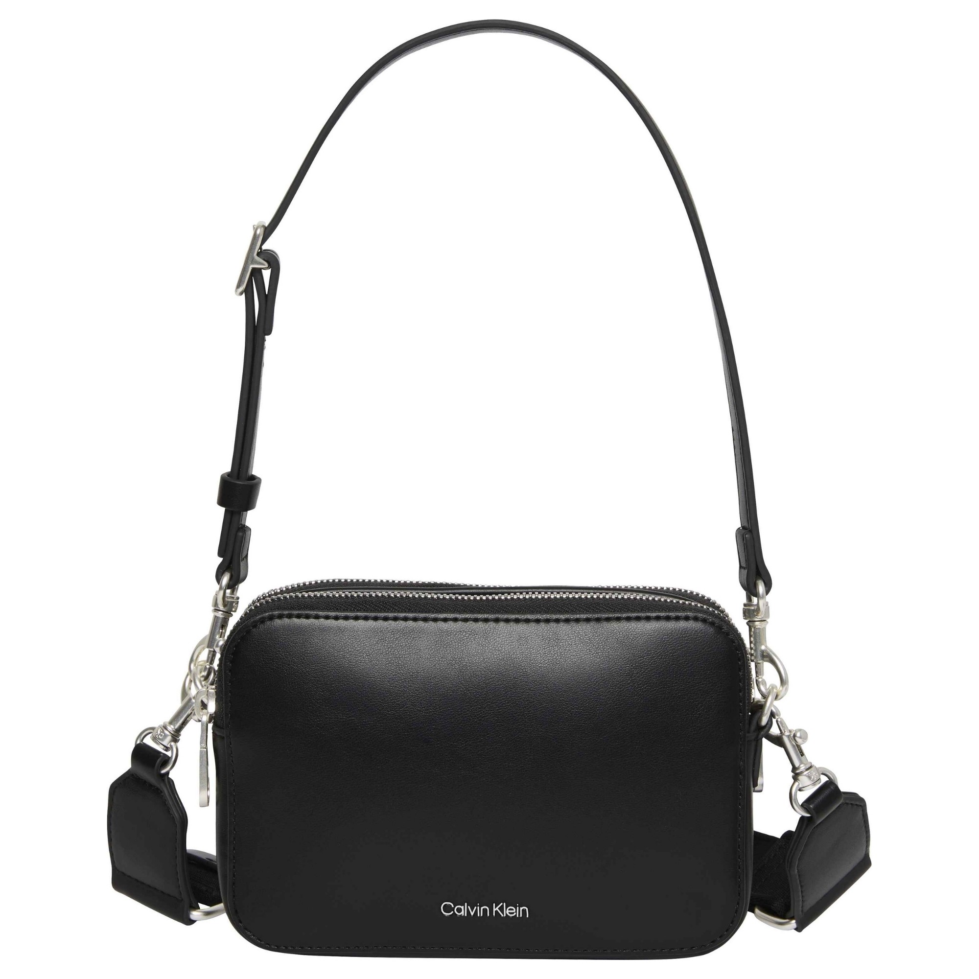 CALVIN KLEIN Rankinė per petį moterims, Juoda, webbing strap camera bag 1