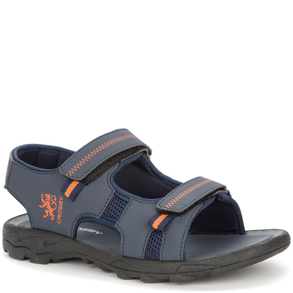 CROSBY Basutės berniukams, Mėlyna, SANDALS
