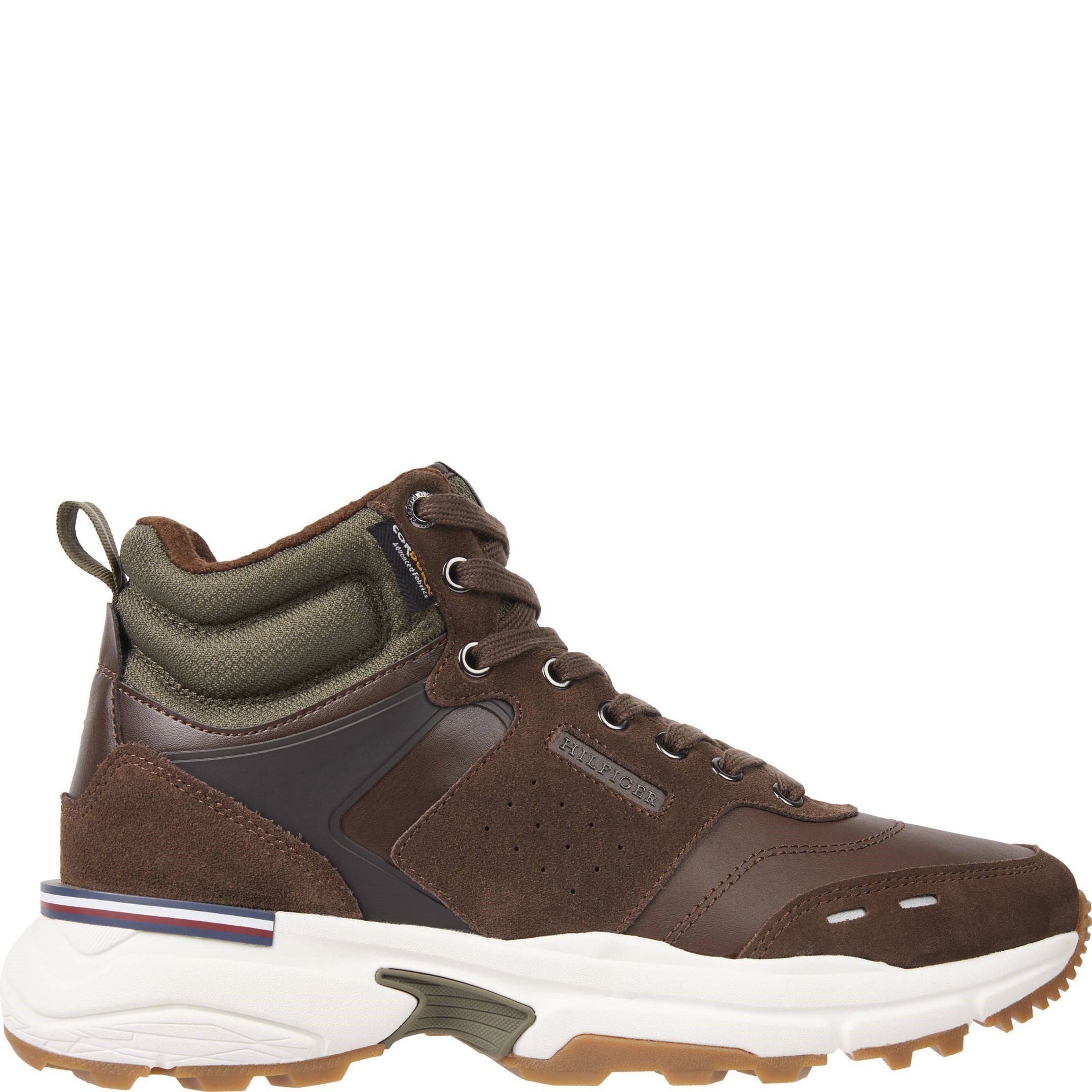 TOMMY HILFIGER Aulinukai vyrams, Ruda, Runner cordura mix booties 1