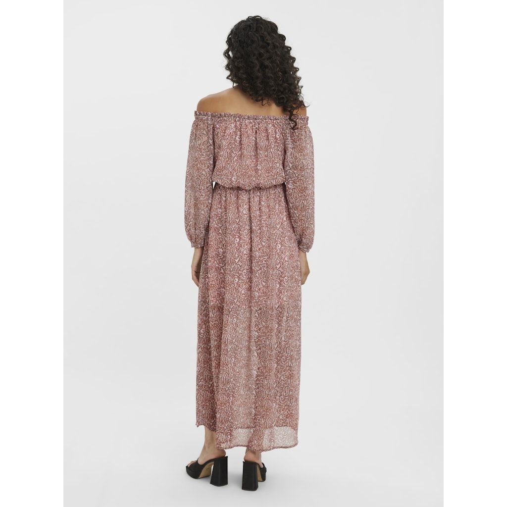 VERO MODA Maxi suknelė moterims, Rožinė, VMULRIKKE CHIFFON LS 3