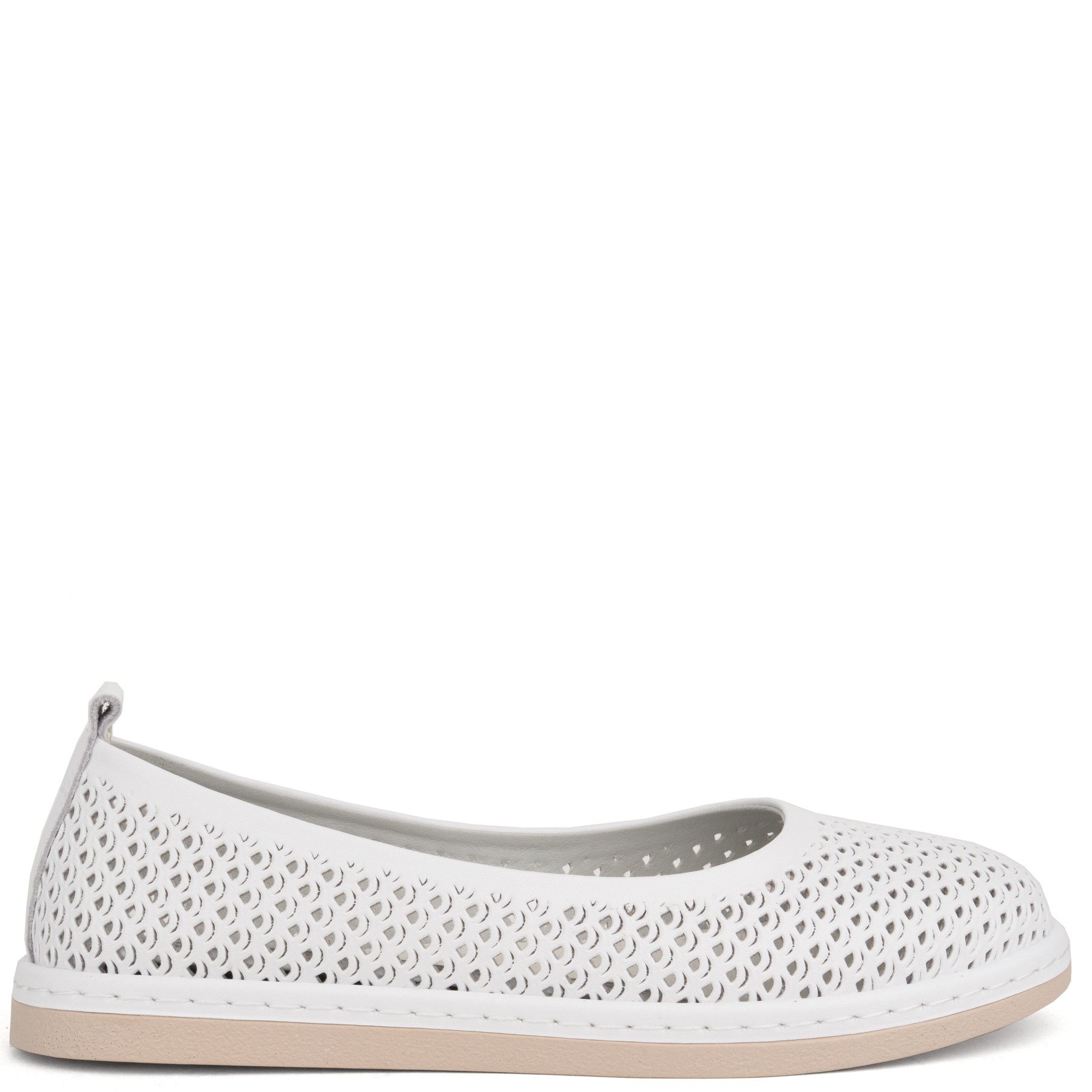 GRUNER SCHUHE Balerinos moterims, Balta, Ballerinas 2