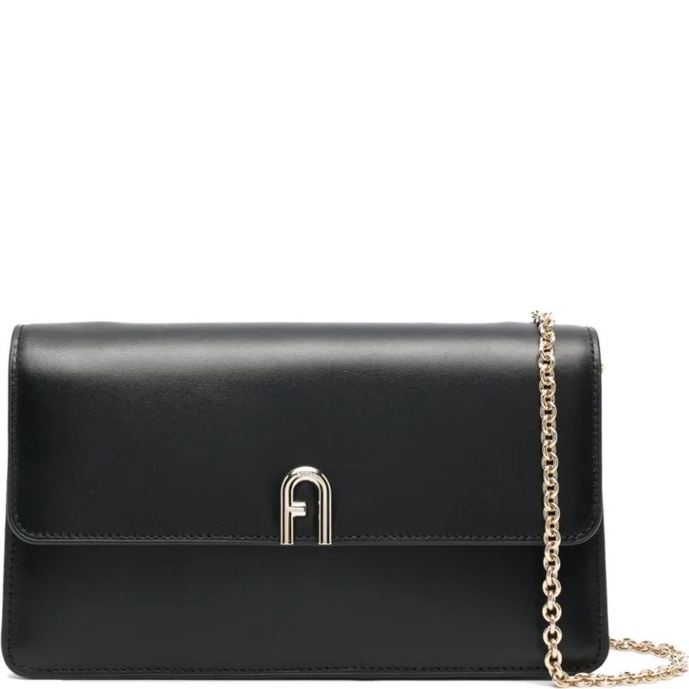 FURLA Rankinė per petį moterims, Juoda, Furla diamante mini crossbody 1