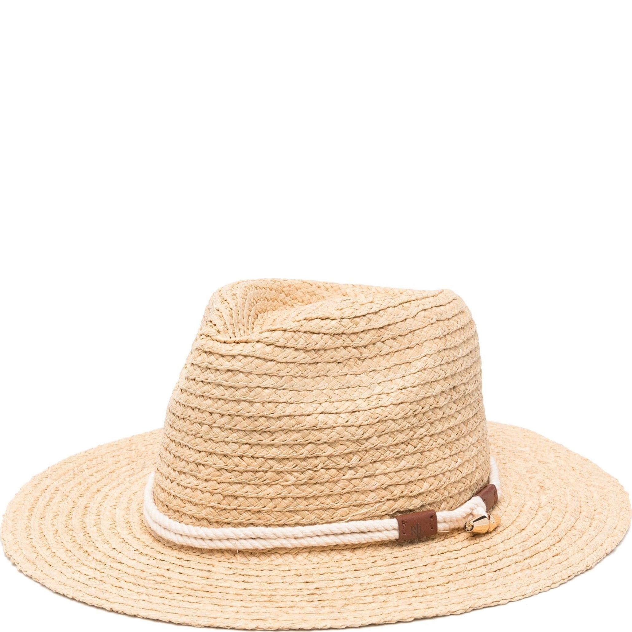 LAUREN RALPH LAUREN Skrybėlė moterims, Smėlio, Raffi fedora hat 1