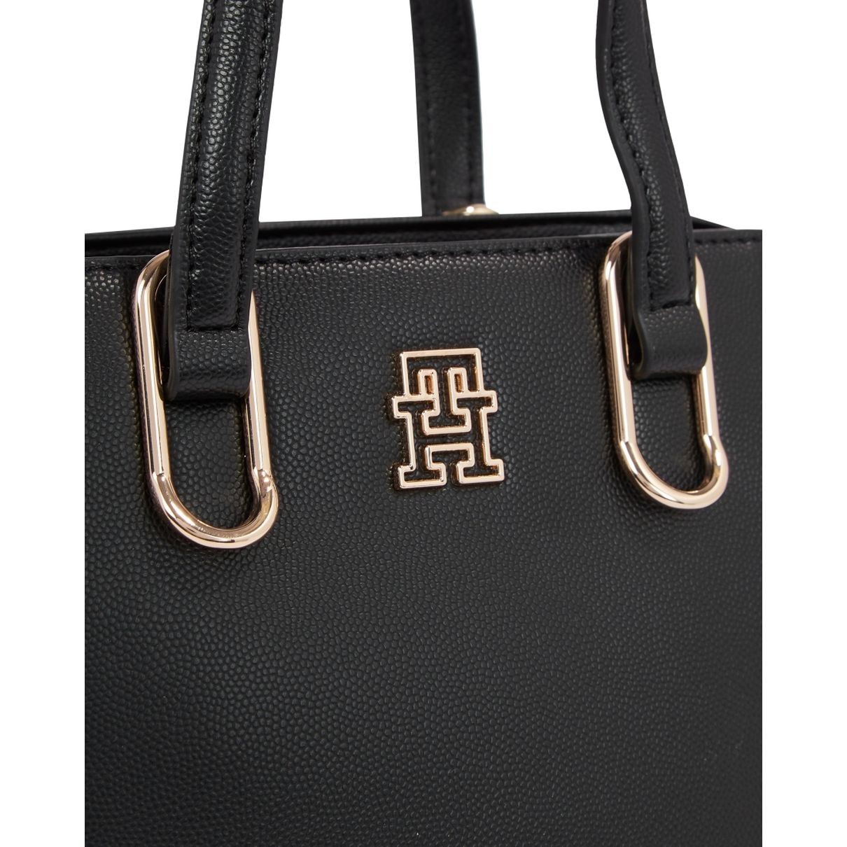 TOMMY HILFIGER Rankinė per petį moterims, Juoda, Timeless med tote 3