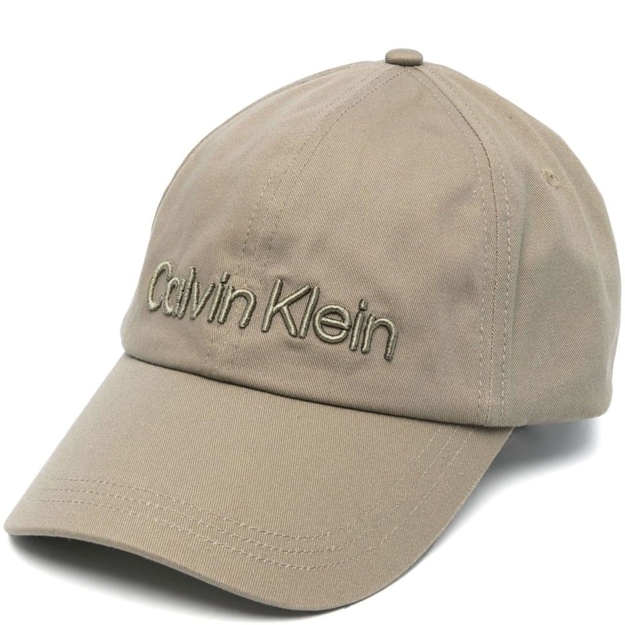 CALVIN KLEIN Kepurė vyrams, Žalia, EMBROIDERY BB CAP 1