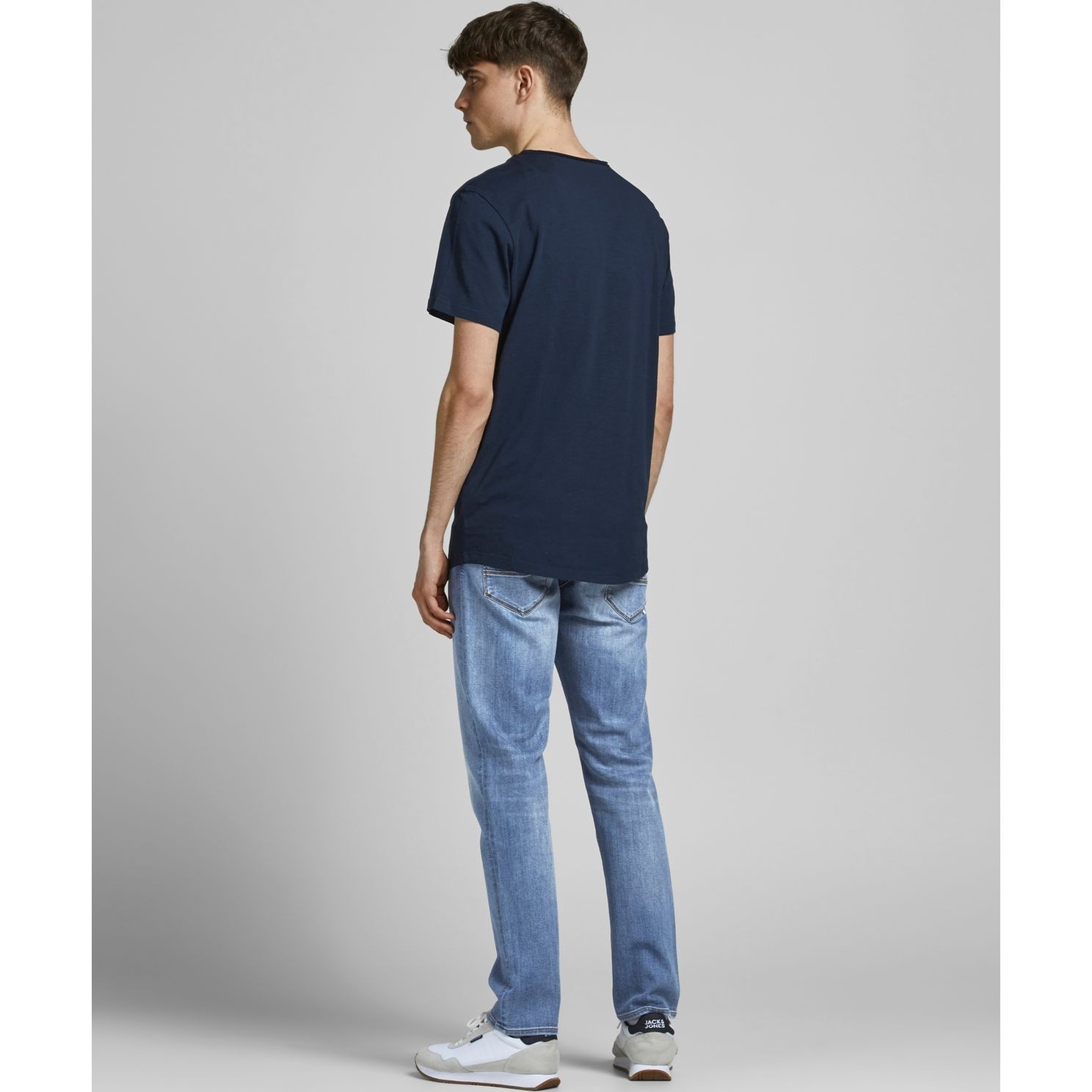 JACK & JONES Tiesūs džinsai vyrams, Mėlyna, Džinsai 4