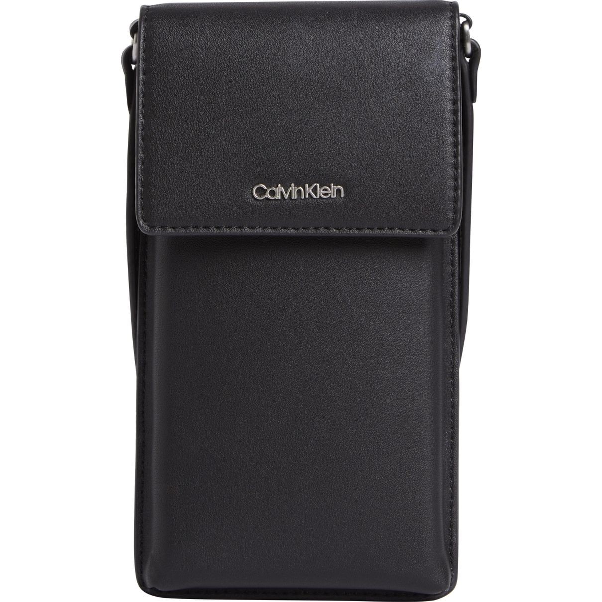 CALVIN KLEIN Telefono, plančetės dėklas moterims, Juoda, Must phone pouch 1