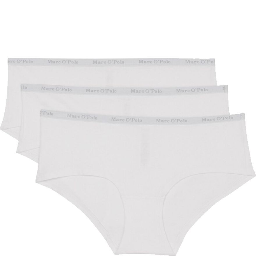 MARC O'POLO Kelnaitės moterims, Balta, 3-PACK PANTY