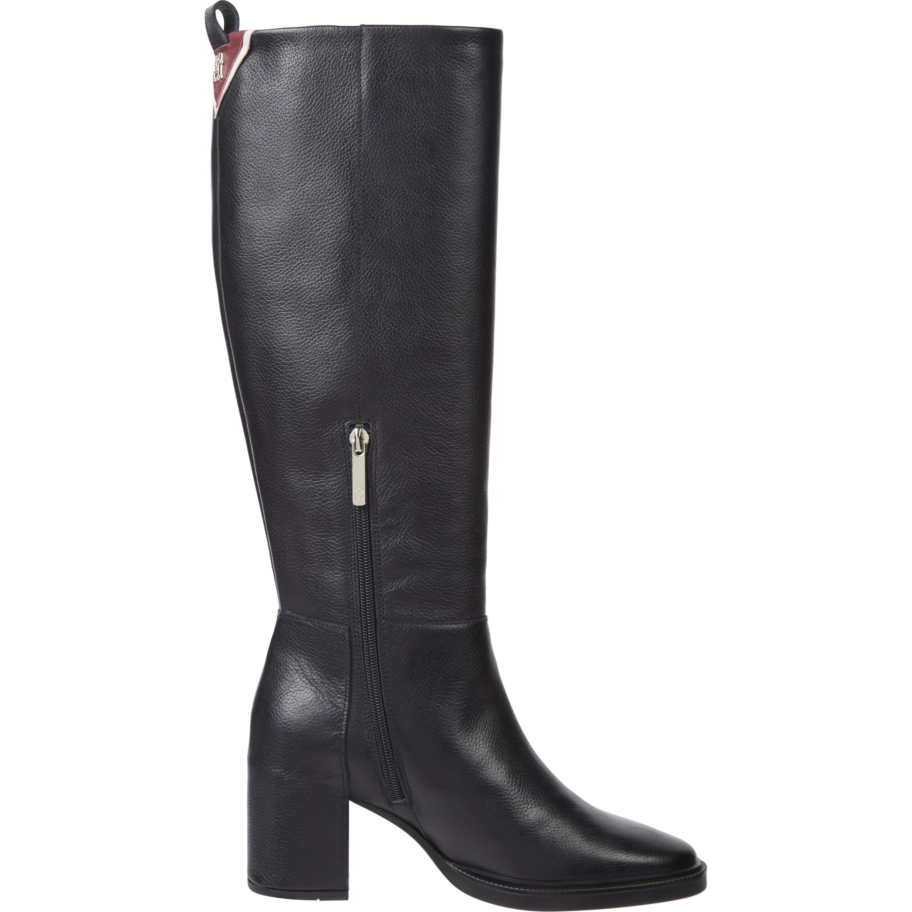 TOMMY HILFIGER Auliniai moterims, Juoda, Long boot wrapped heel 2