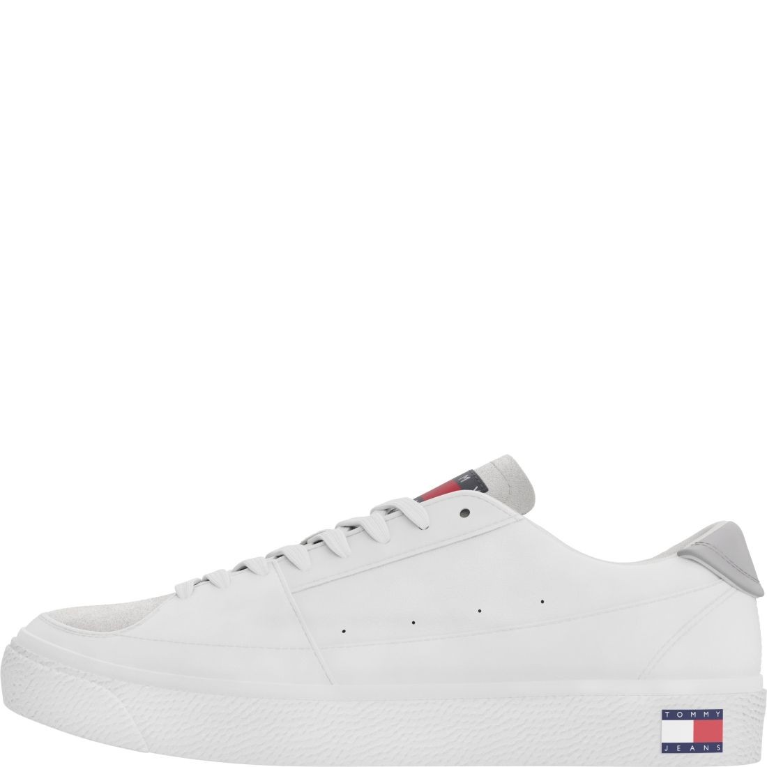 TOMMY JEANS Sportiniai bateliai vyrams, Balta, Vulcanized sport shoe 7