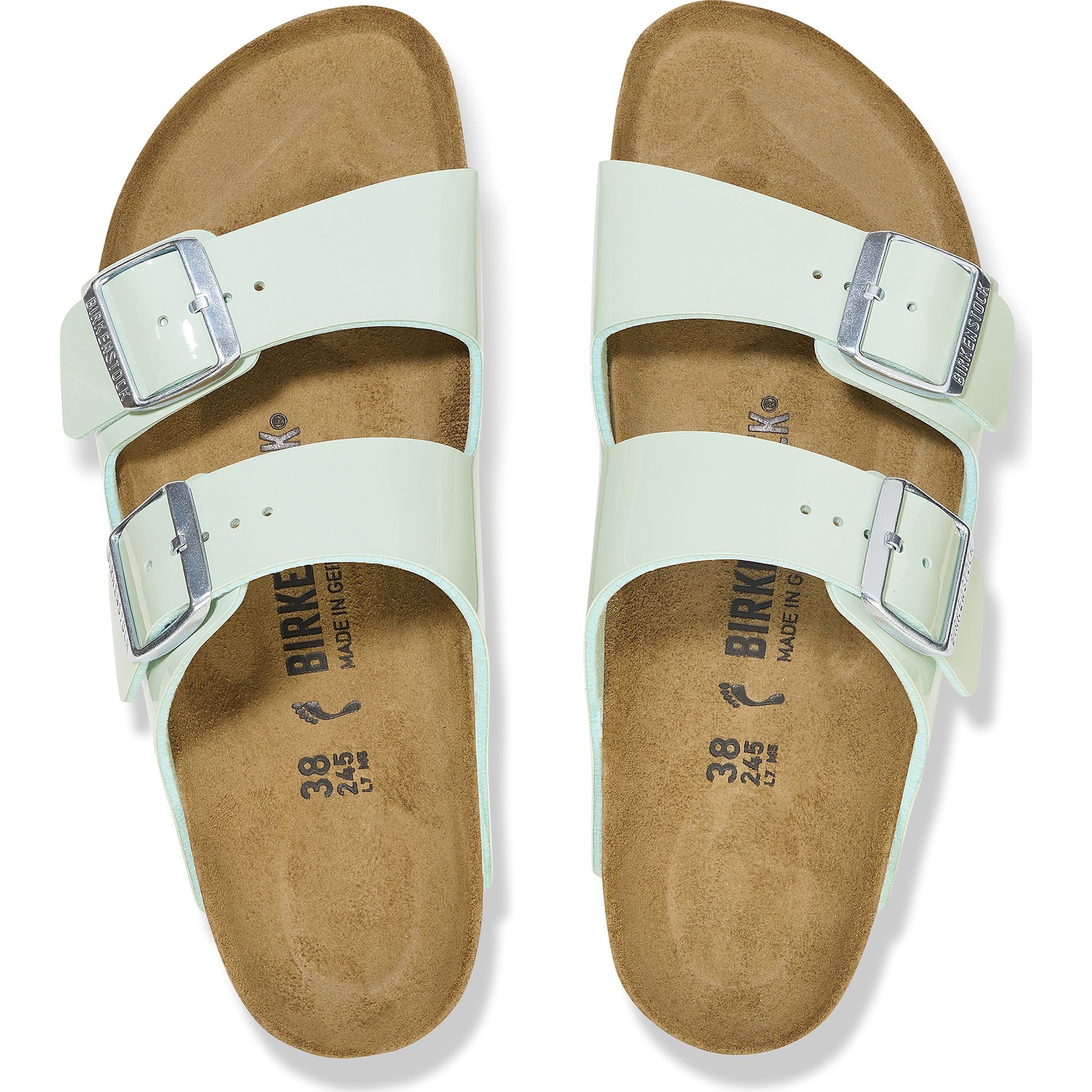 BIRKENSTOCK Šlepetės moterims, Žalia, Arizona BF slippers 4