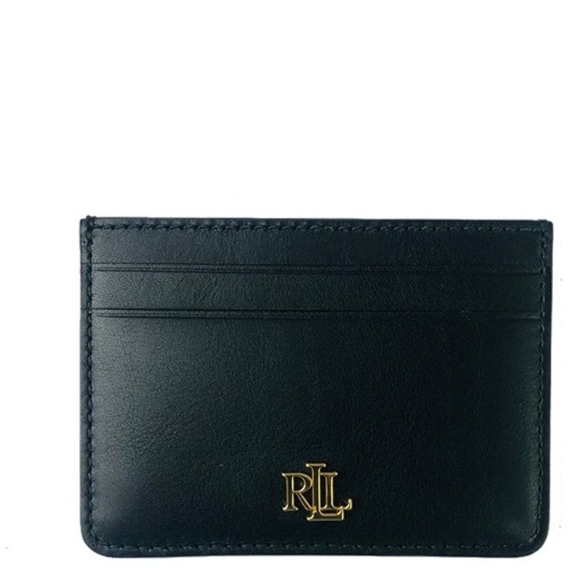 LAUREN RALPH LAUREN Piniginė moterims, Juoda, Slim small card case 1