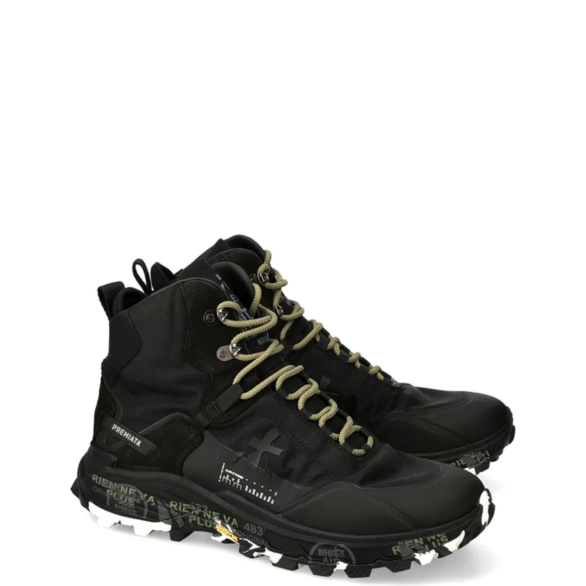 PREMIATA Laisvalaikio bateliai vyrams, Juoda, Sneakers 3