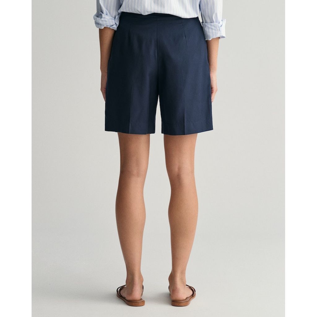 GANT Šortai moterims, Mėlyna, REL TIE WAIST SHORTS 3