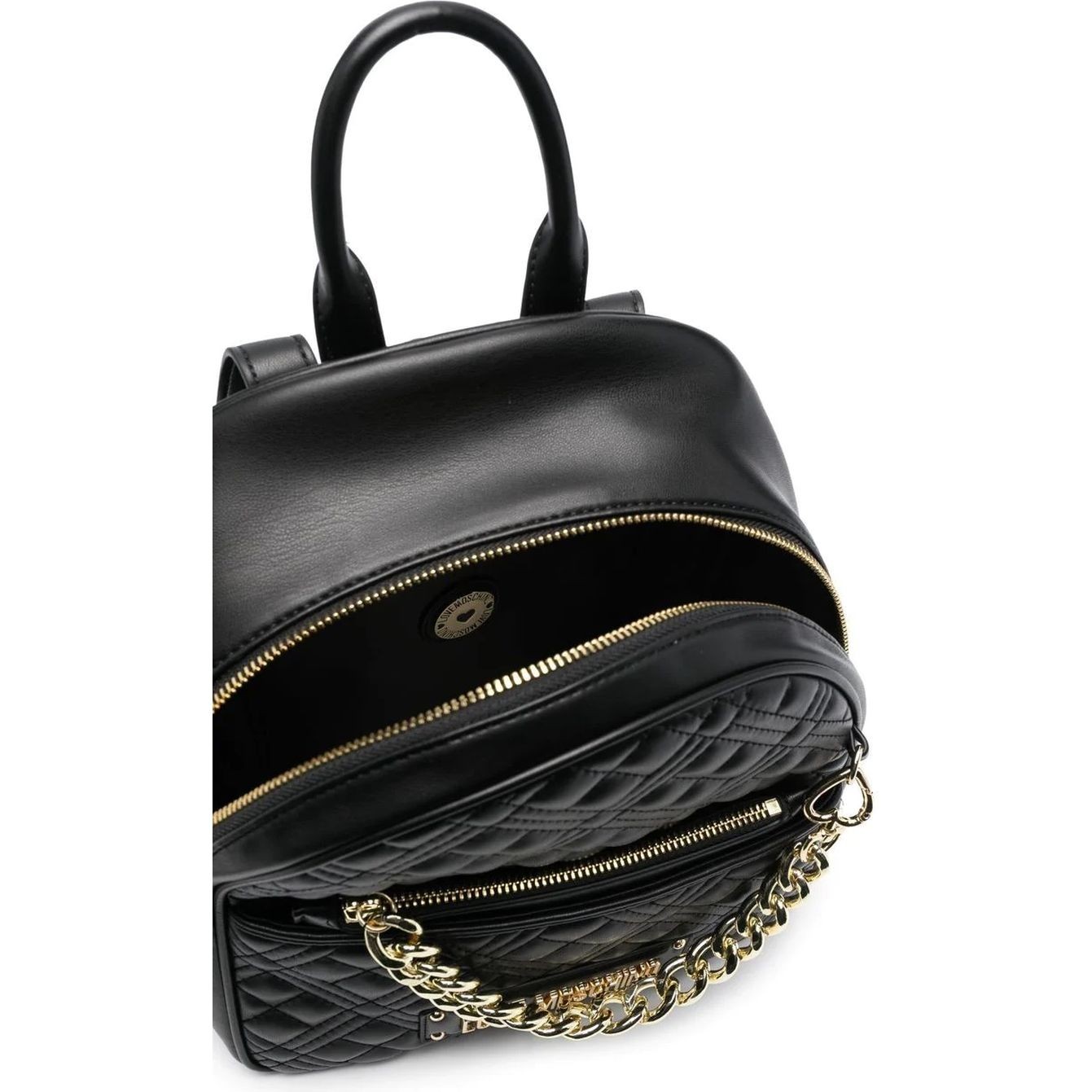 LOVE MOSCHINO Kuprinė moterims, Juoda, Backpack 4