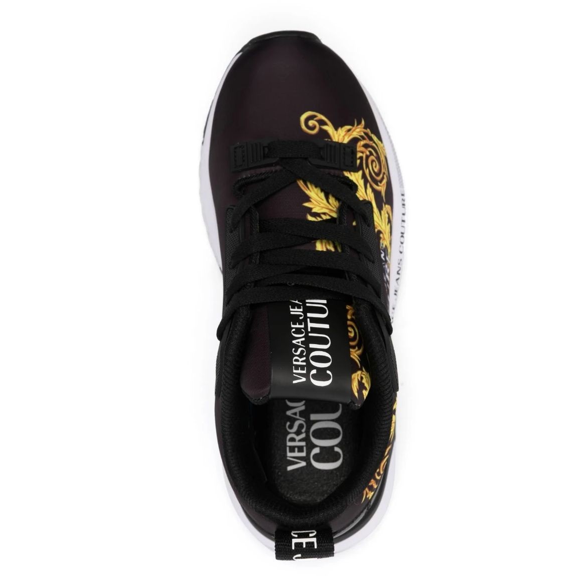 VERSACE JEANS CUTURE Bateliai - moterims, BLACK/GOLD, Fondo dynamic shoes 4