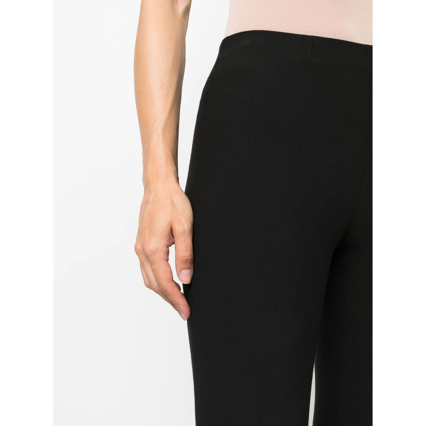 VINCE Tamprės moterims, Juoda, Stitch front seam legging 4