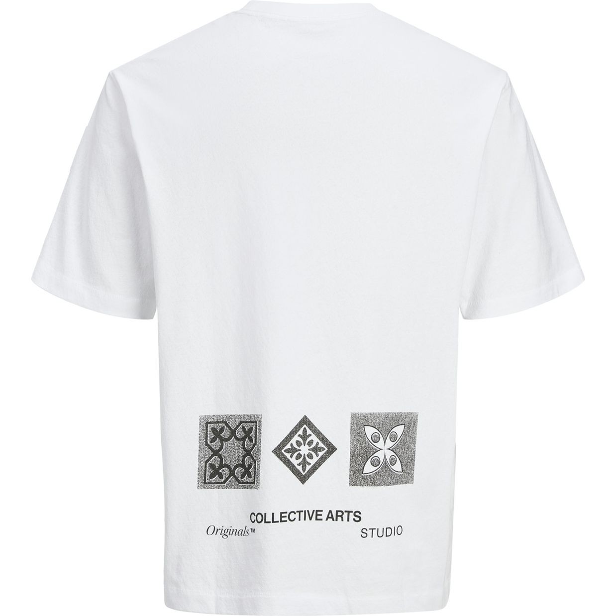 JACK & JONES Marškinėliai vyrams, Balta, Noho mono tee 1