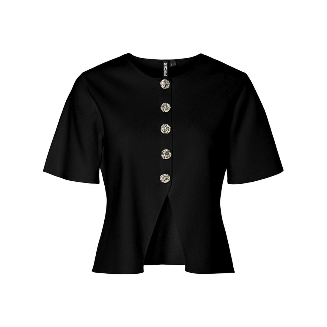 PIECES Megzta palaidinė moterims, Juoda, Marie knit 1