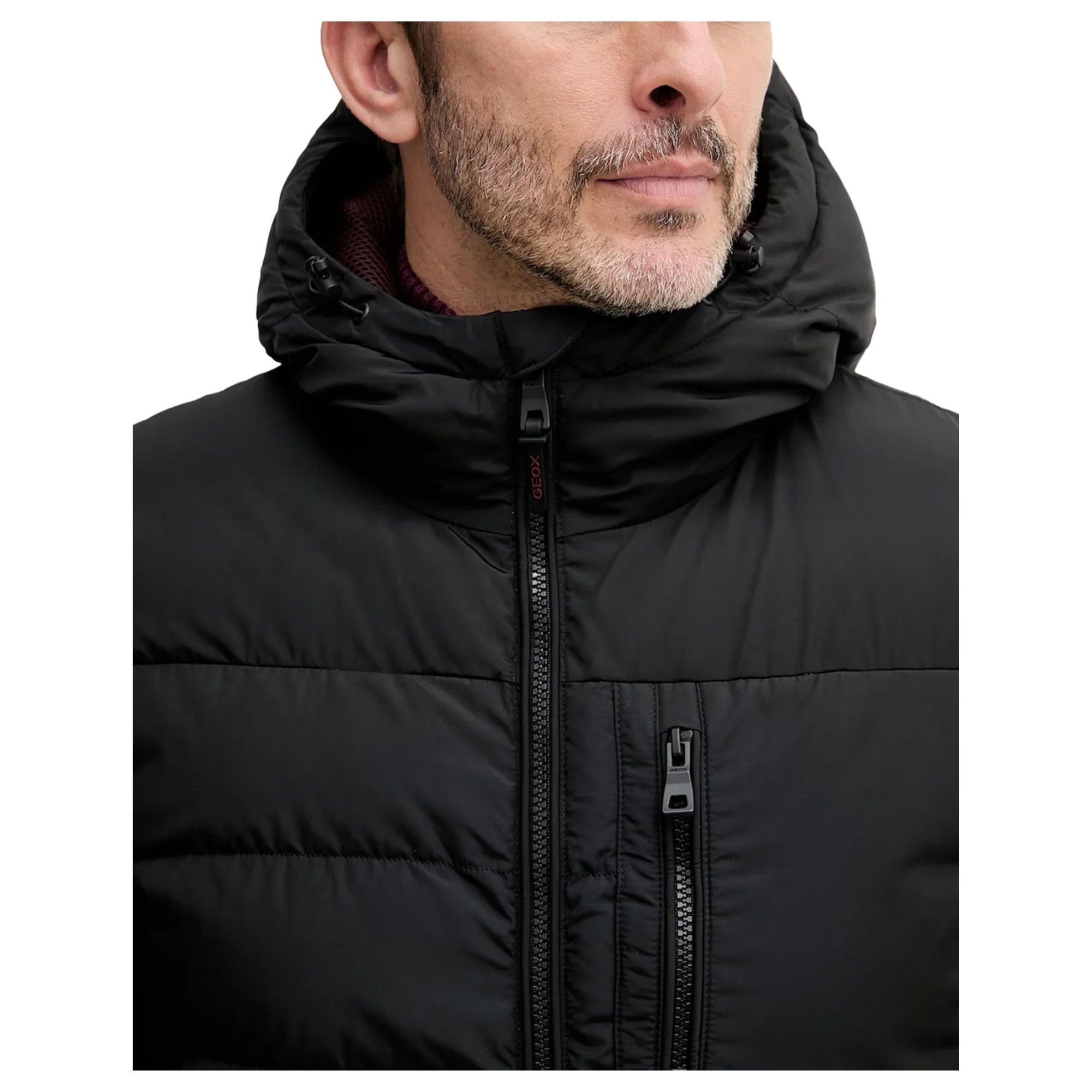 GEOX Striukė vyrams, Juoda, Snake Jackets 3