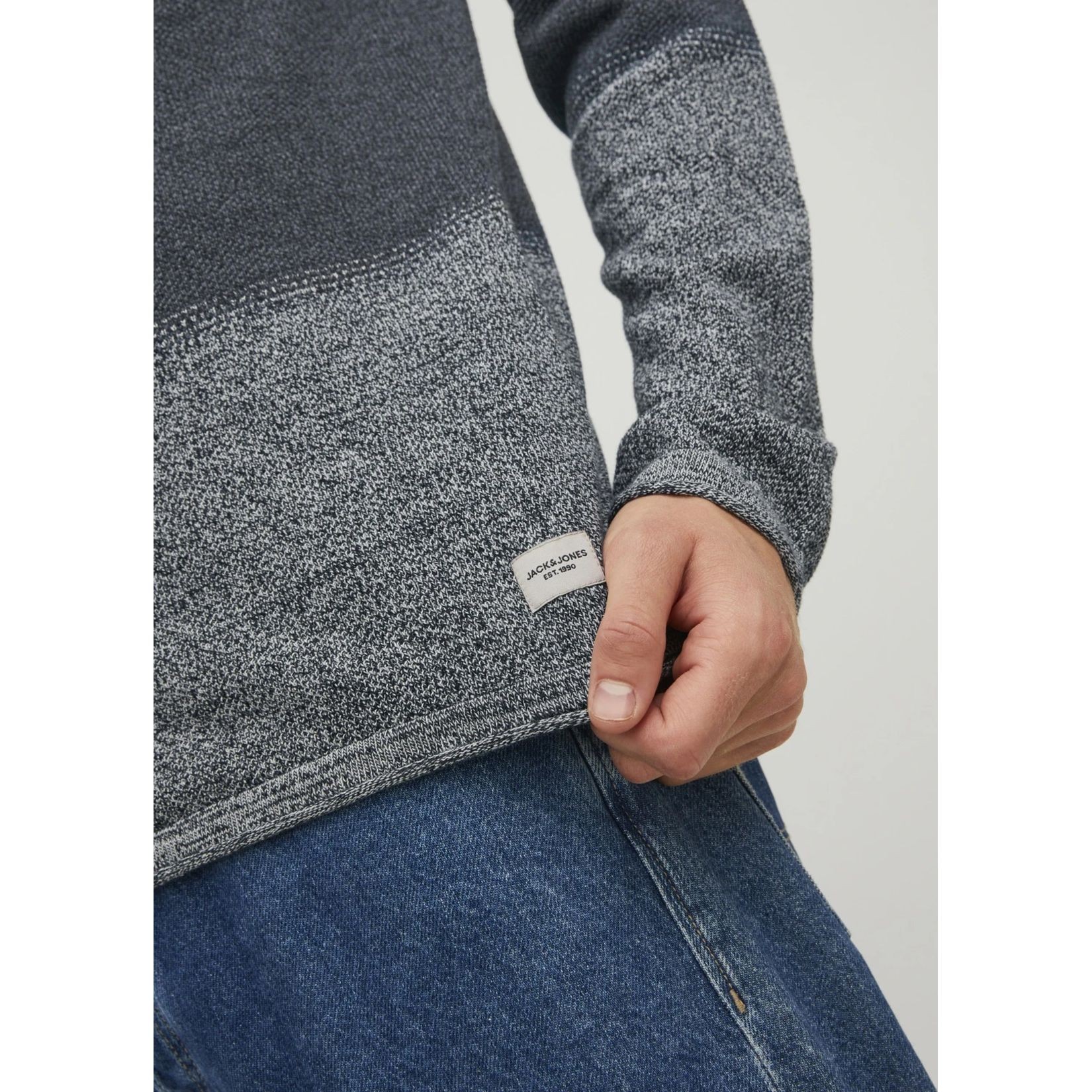 JACK & JONES Megztinis vyrams, Pilka, Megztiniai 2