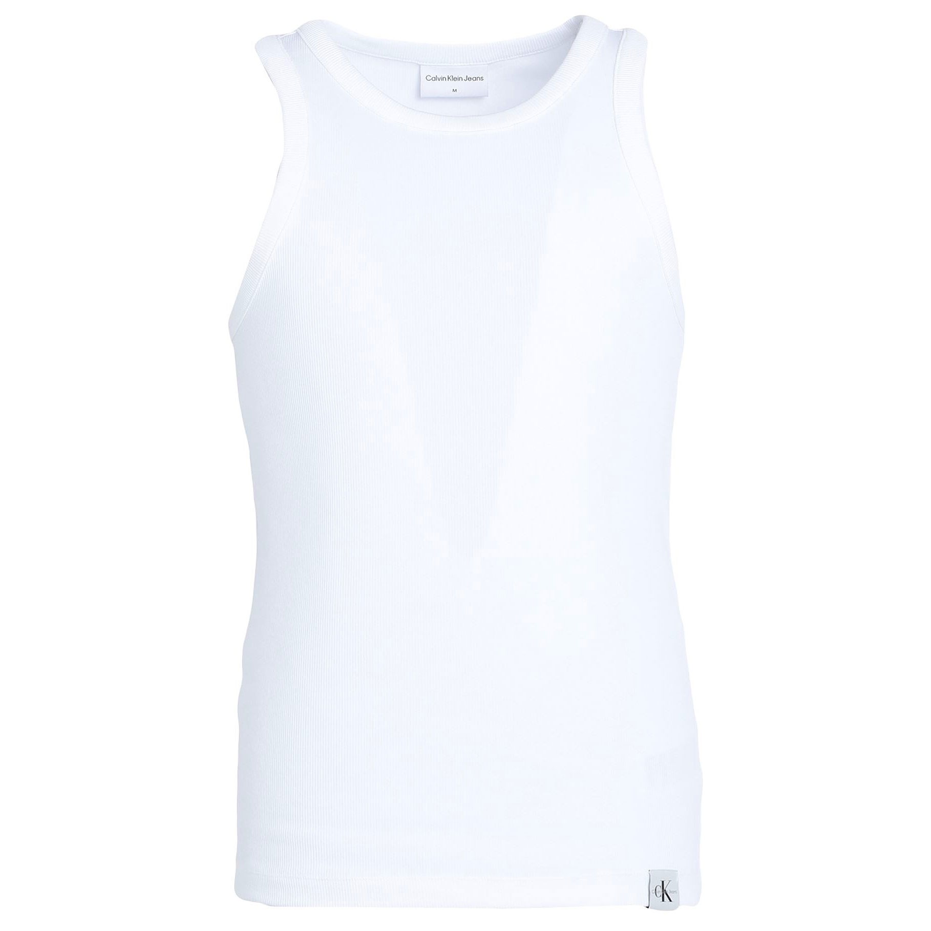 CALVIN KLEIN JEANS Marškiniai be rankovių moterims, Balta, Tank top 1