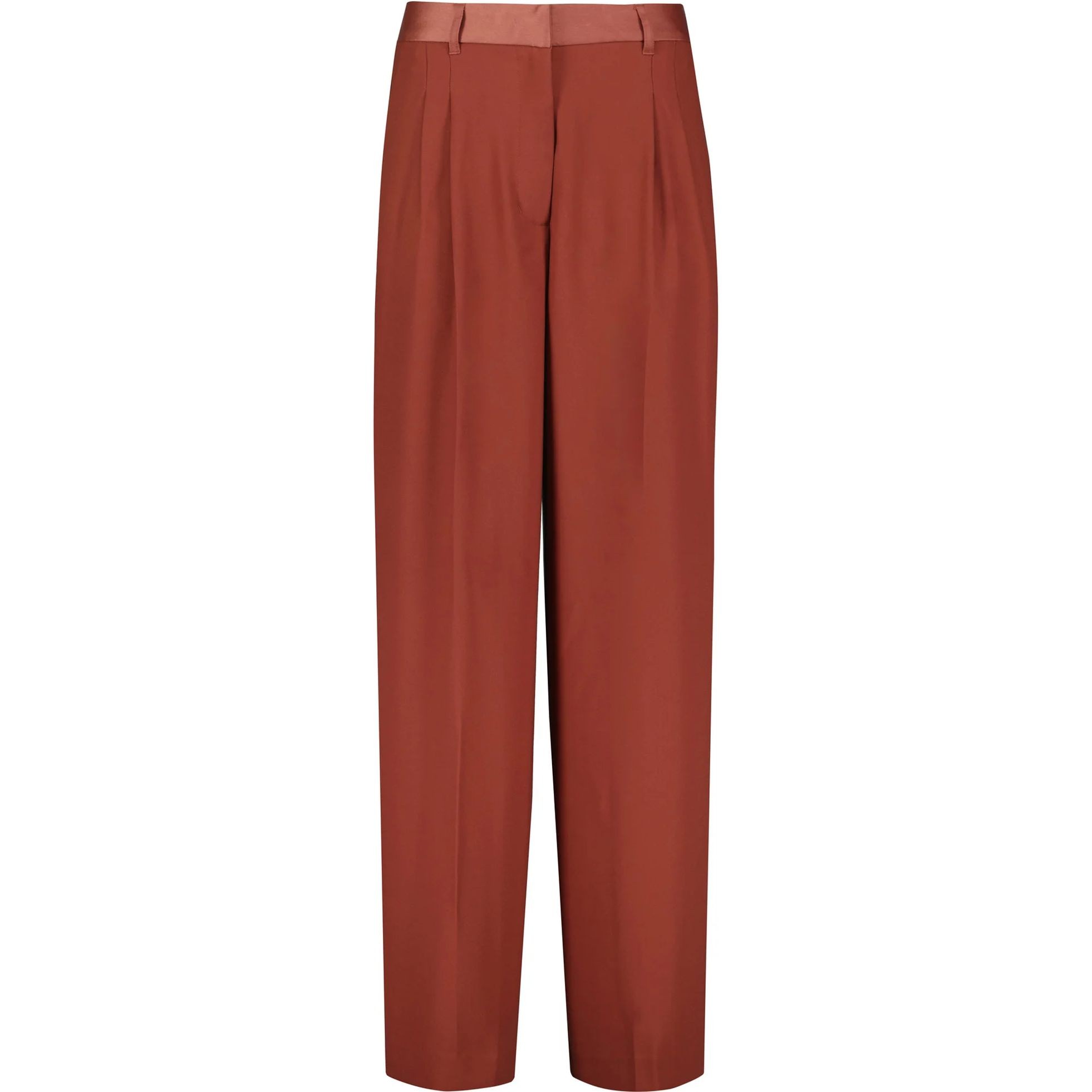 DKNY Laisvalaikio kelnės moterims, Ruda, Mix midea wide leg pant 1