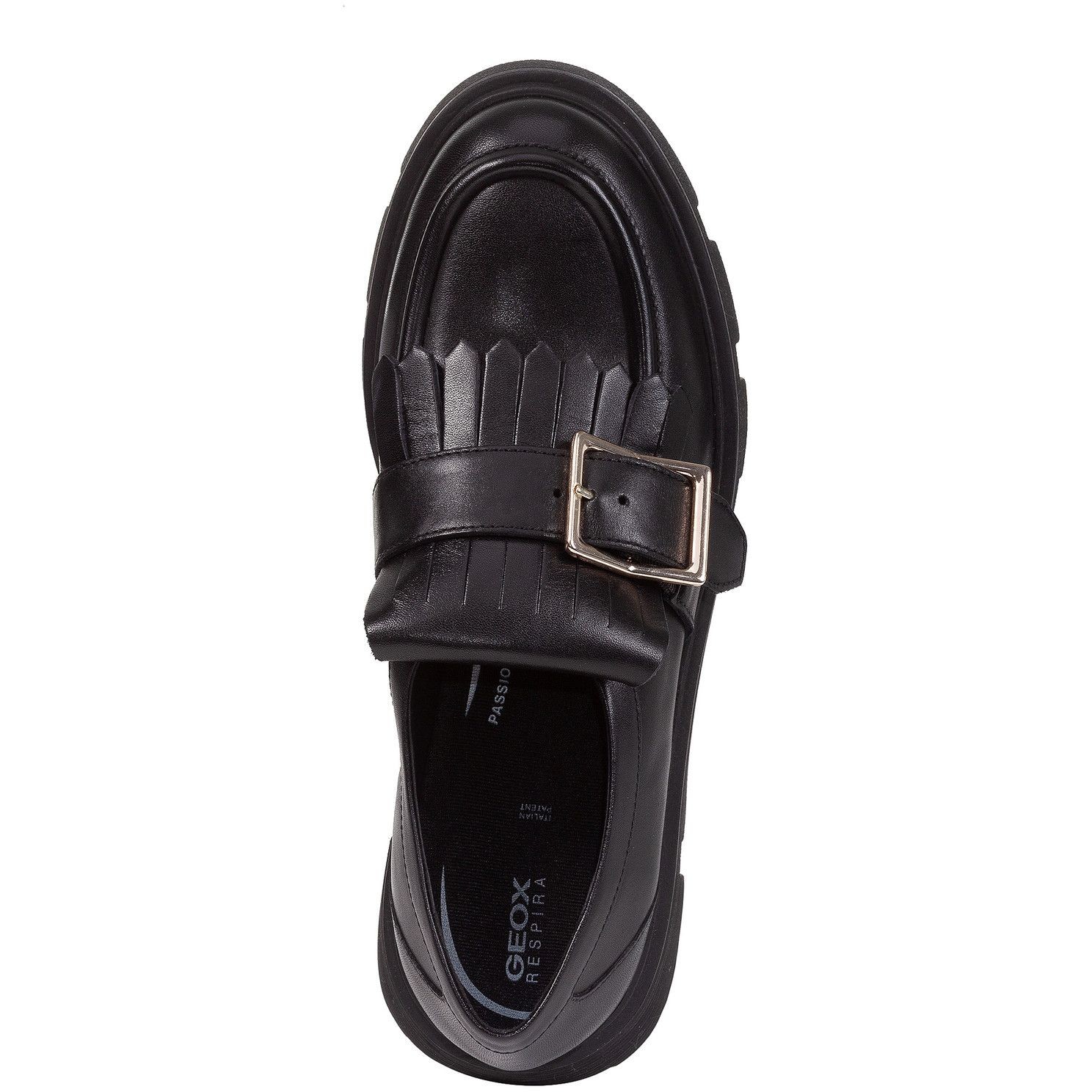 GEOX Loaferiai moterims, Juoda, VILDE MOCCASINS 5