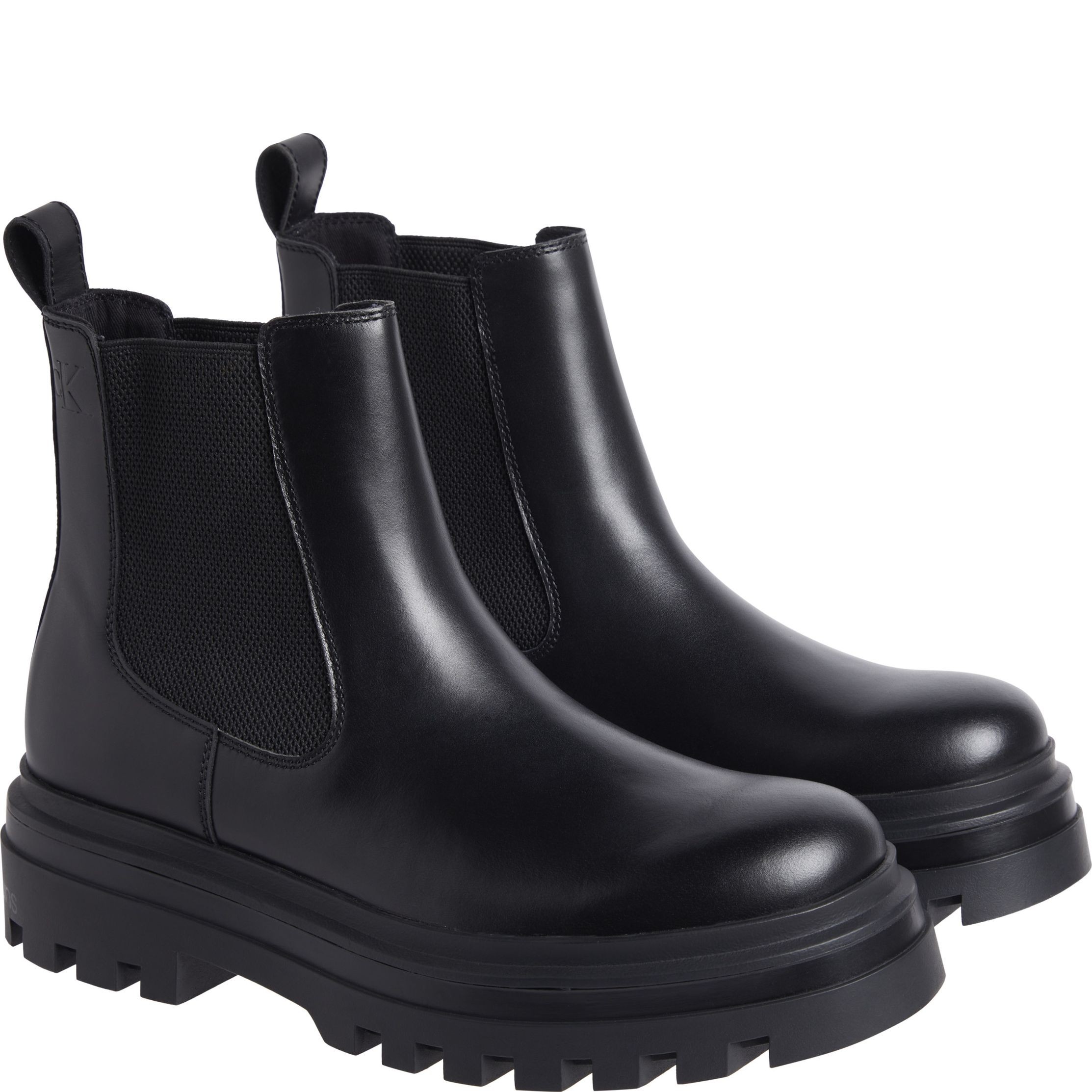 CALVIN KLEIN JEANS Aulinukai vyrams, Juoda, Lugged chelsea boot 1