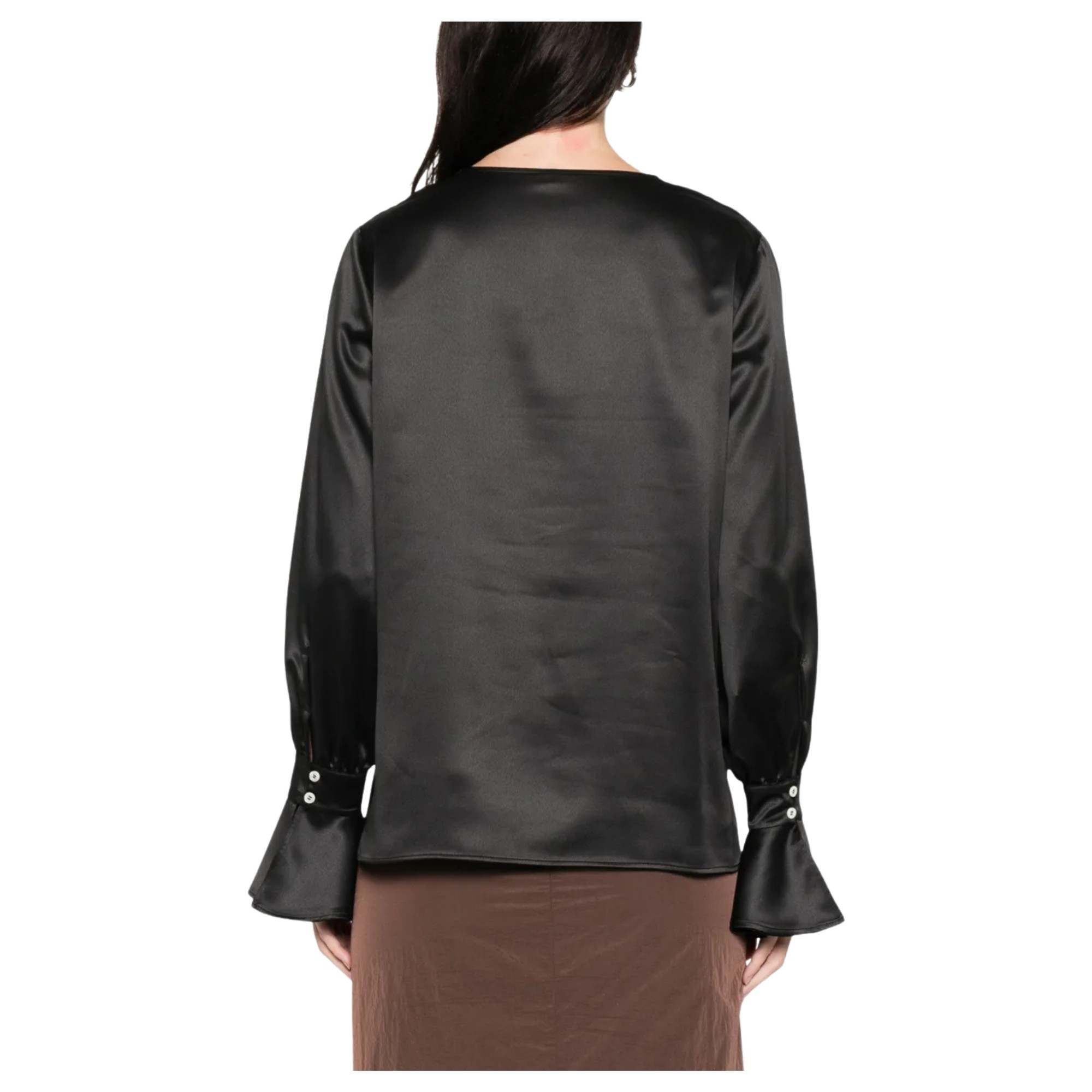 PINKO Palaidinės moterims, Juoda, Filipa blouse 3