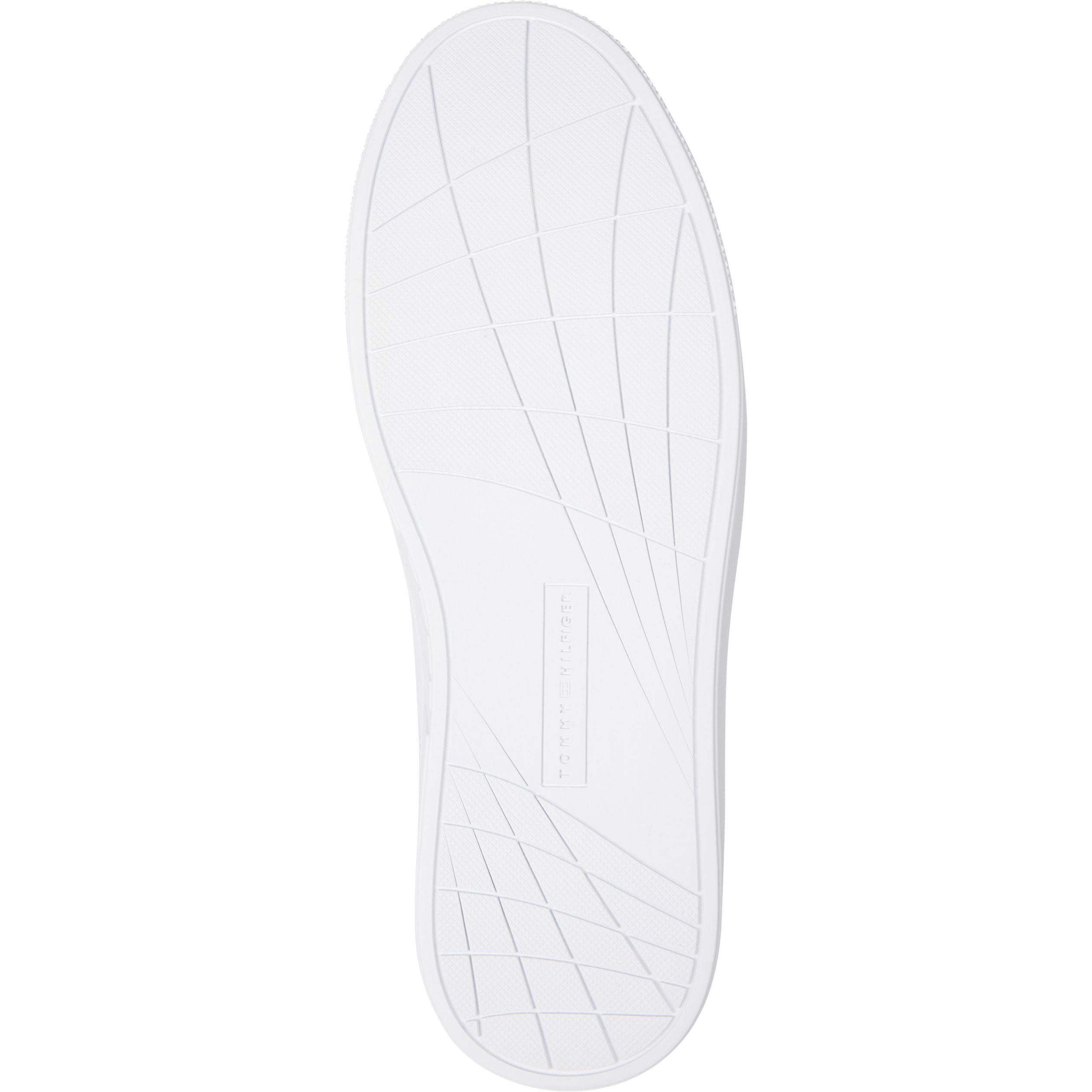 TOMMY HILFIGER Laisvalaikio bateliai vyrams, Balta, Icon court flag sneaker 4