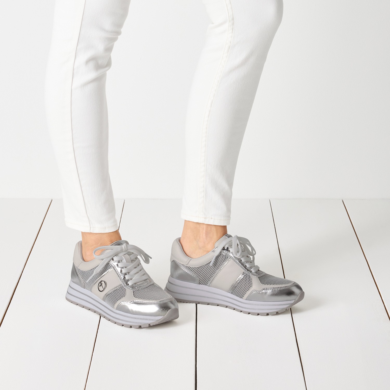 TAMARIS Laisvalaikio bateliai moterims, Pilka, Leisure 6