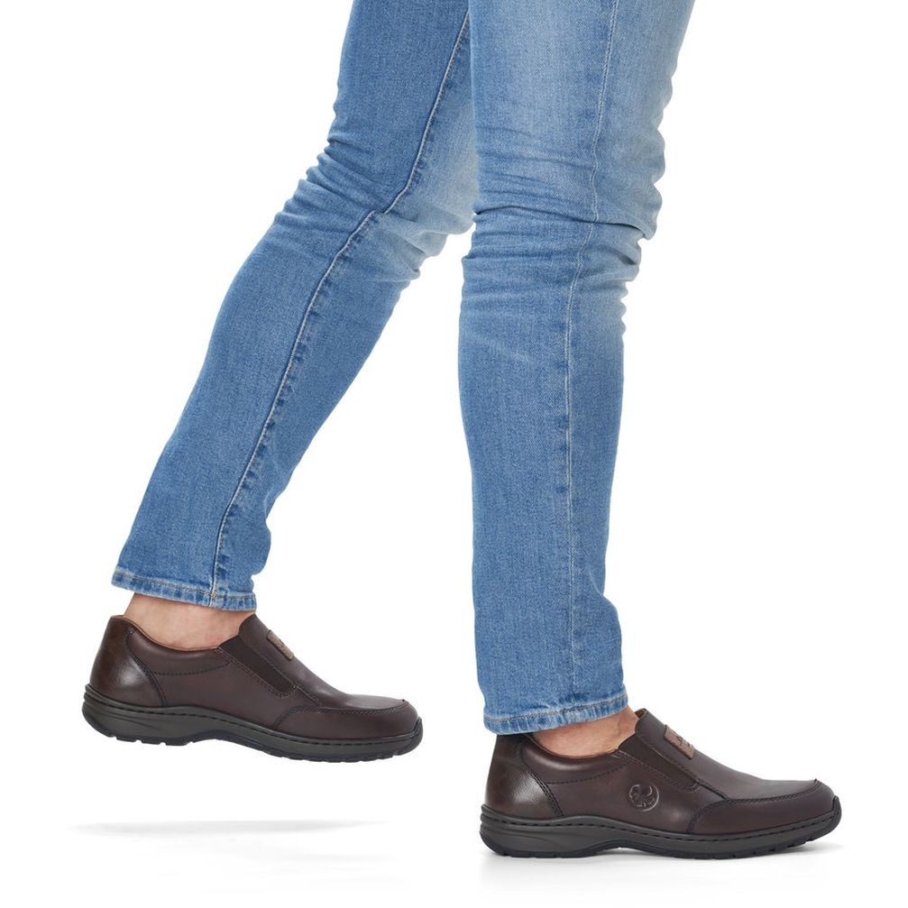 RIEKER Laisvalaikio bateliai vyrams, Ruda, LEISURE 2