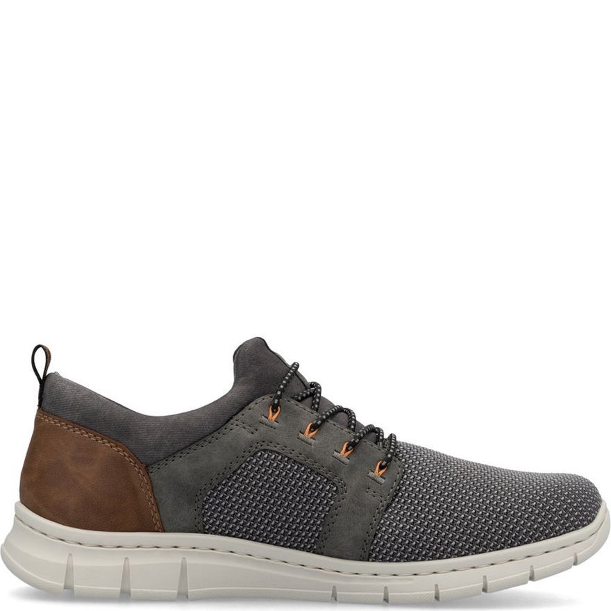 RIEKER Laisvalaikio bateliai vyrams, Pilka, Slipper 3