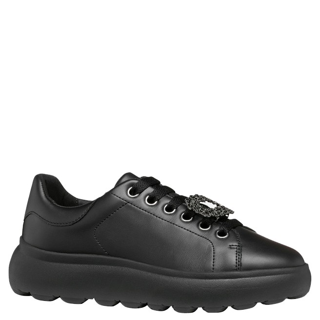 GEOX Laisvalaikio bateliai moterims, Juoda, Spherica ec4 leisure 1