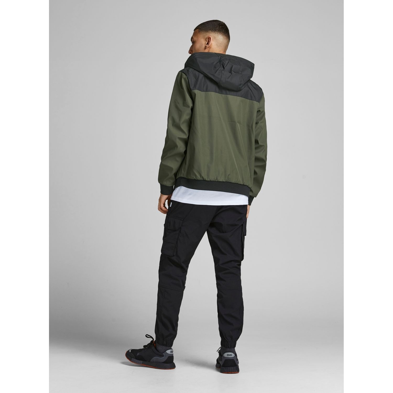 JACK & JONES Striukė vyrams, Žalia, Striukės 3