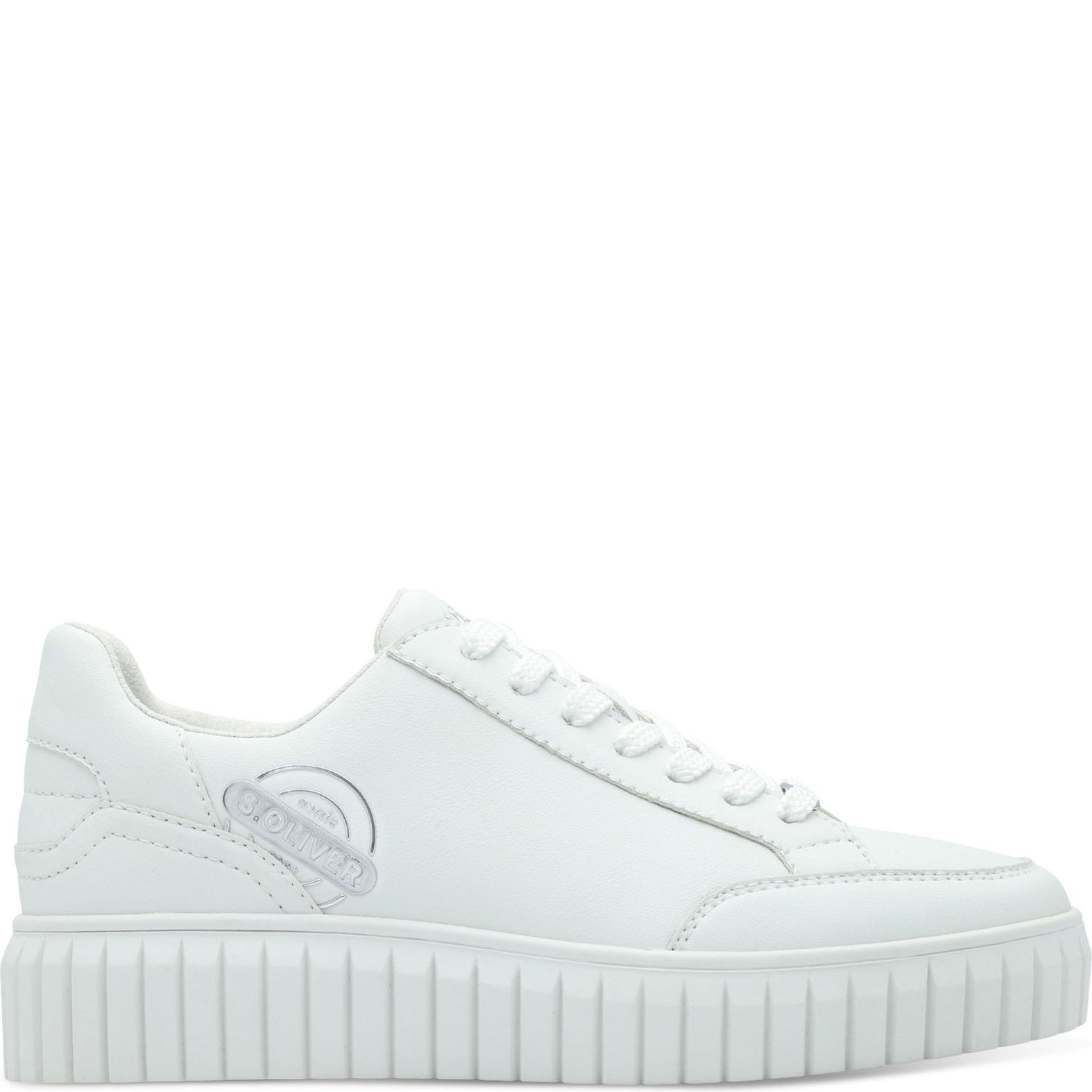 S.OLIVER Laisvalaikio bateliai moterims, Balta, Women Lace-upp 2